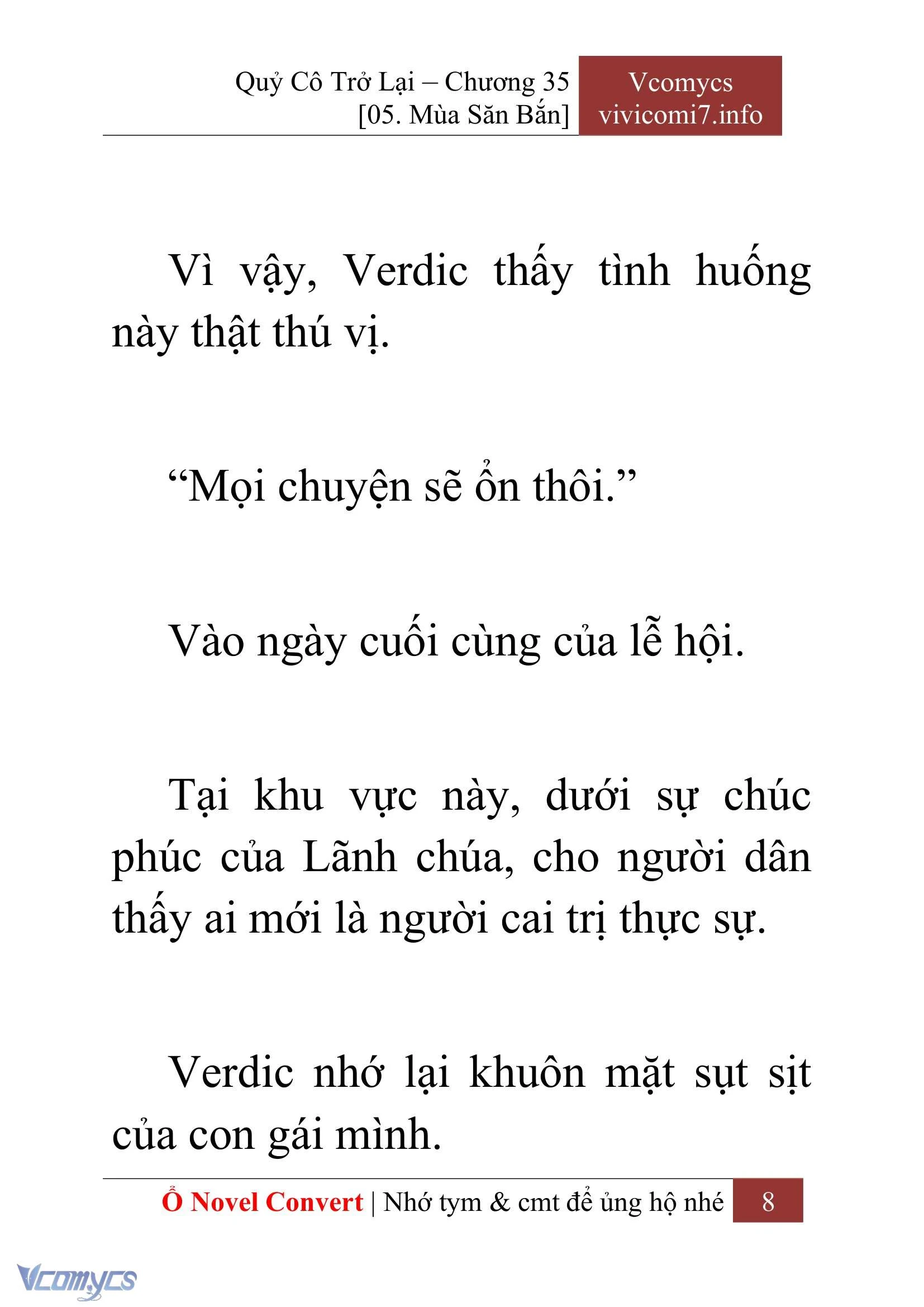 [Novel] Quý Cô Trở Lại Chapter  35 - 10