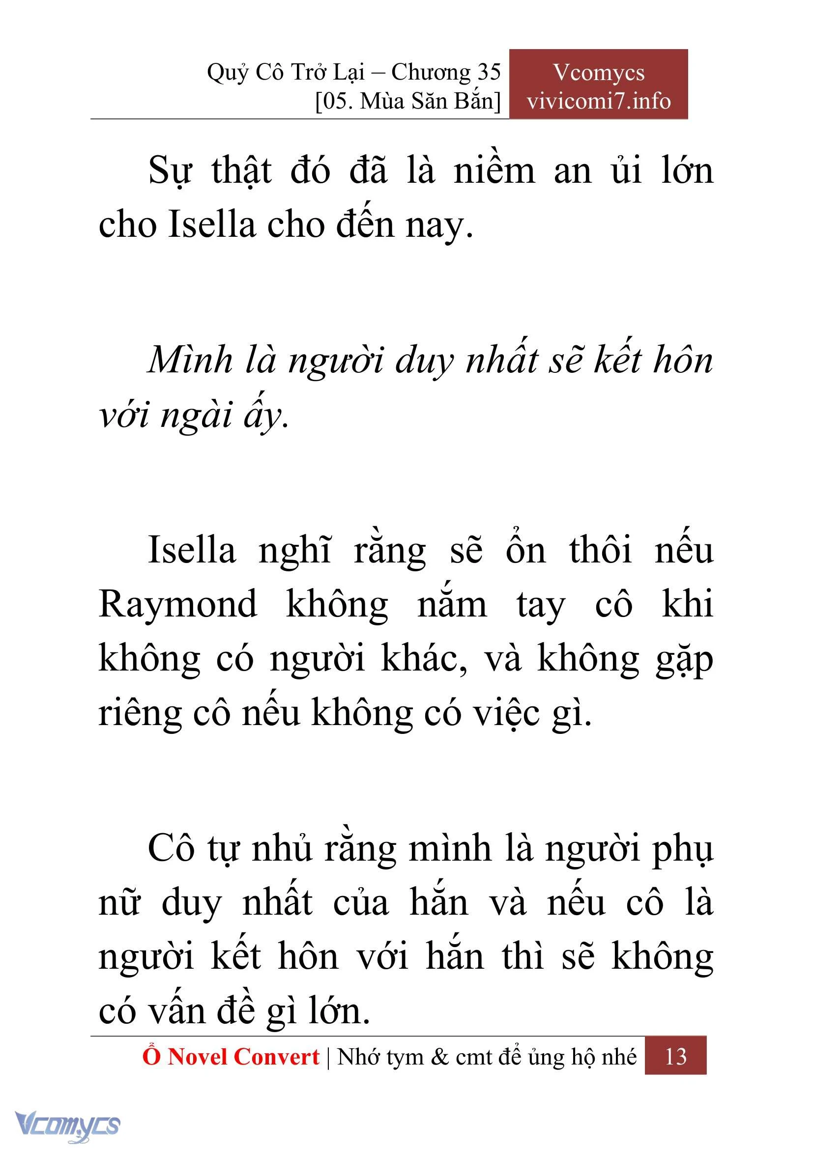[Novel] Quý Cô Trở Lại Chapter  35 - 15