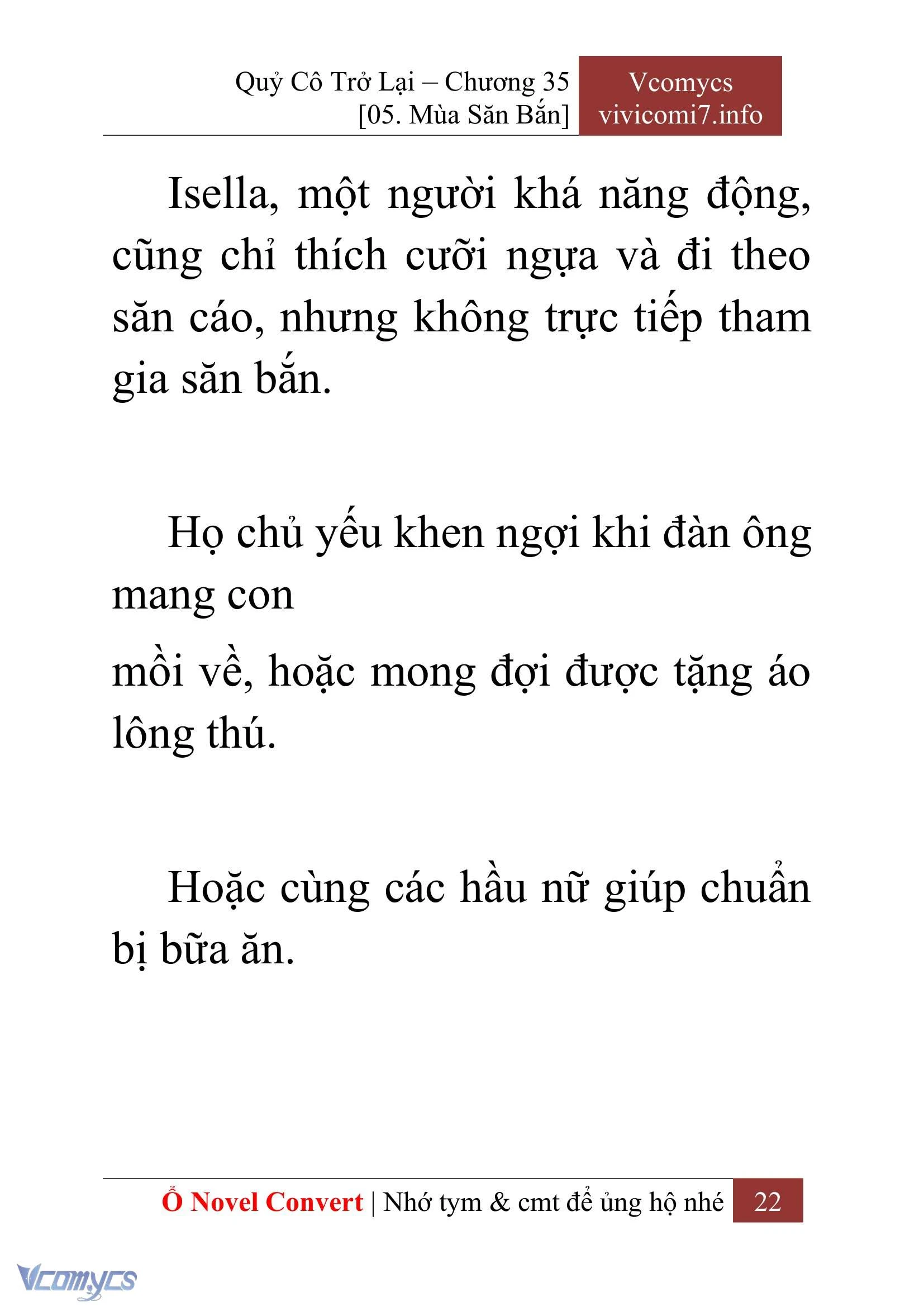 [Novel] Quý Cô Trở Lại Chapter  35 - 24