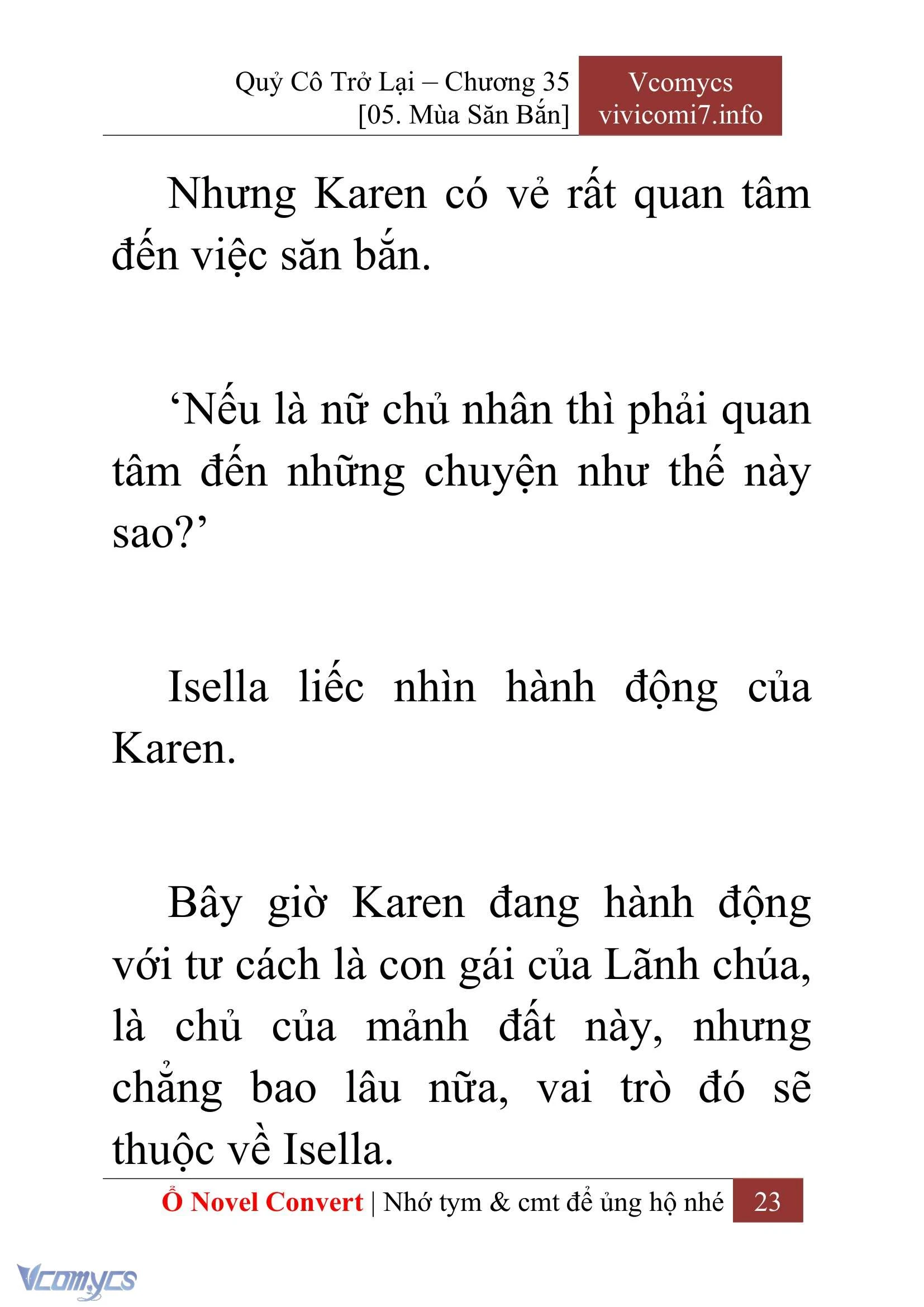 [Novel] Quý Cô Trở Lại Chapter  35 - 25
