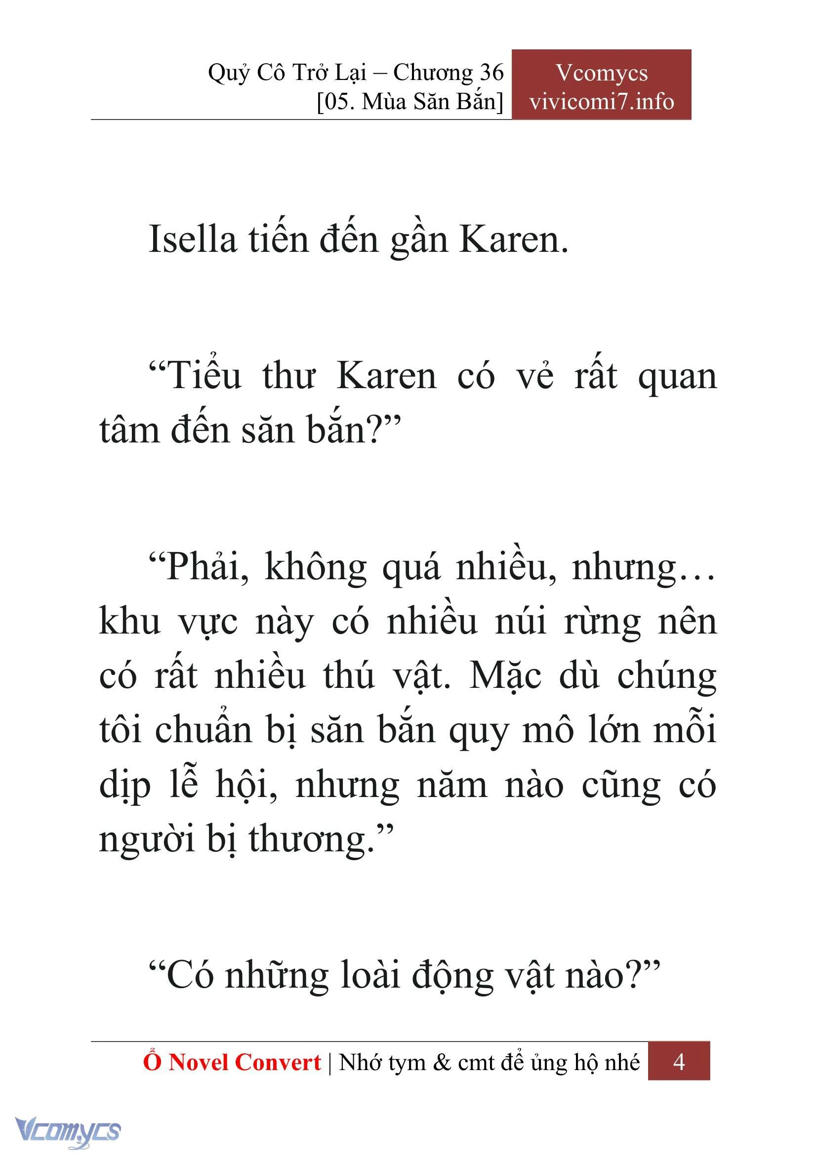 [Novel] Quý Cô Trở Lại Chapter  36 - 6