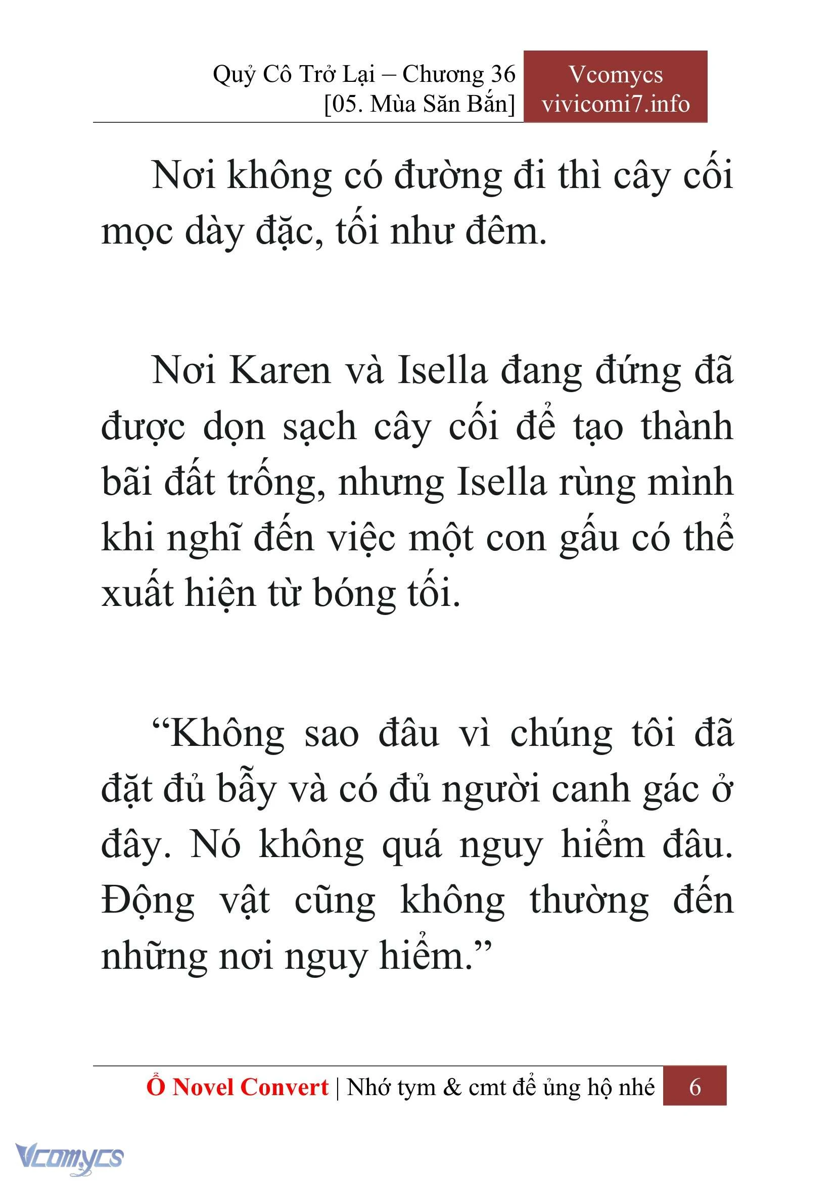 [Novel] Quý Cô Trở Lại Chapter  36 - 8