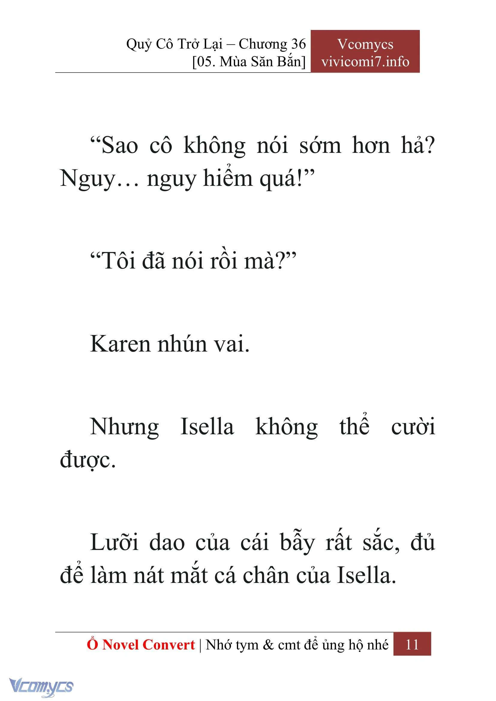 [Novel] Quý Cô Trở Lại Chapter  36 - 13