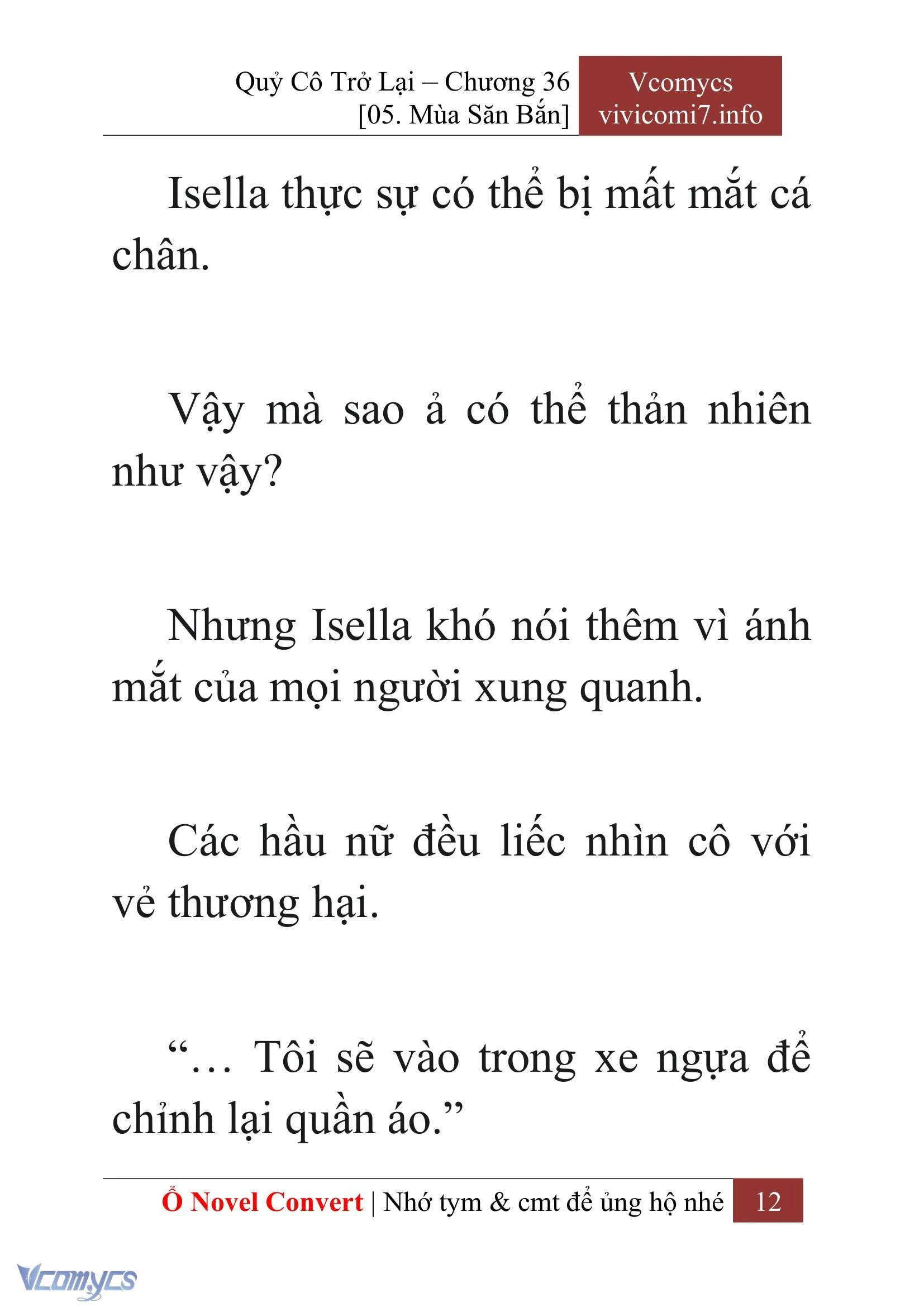 [Novel] Quý Cô Trở Lại Chapter  36 - 14