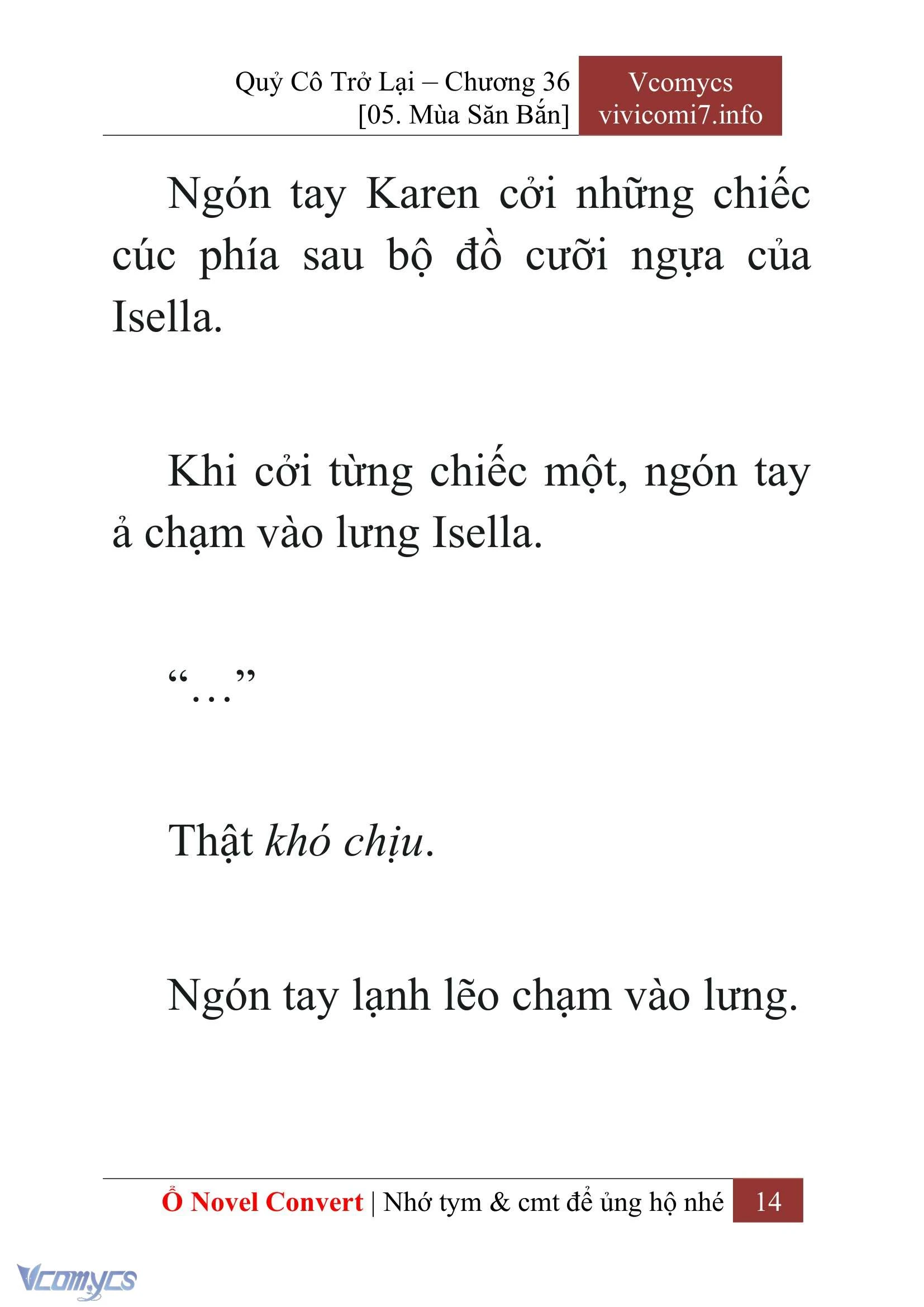 [Novel] Quý Cô Trở Lại Chapter  36 - 16