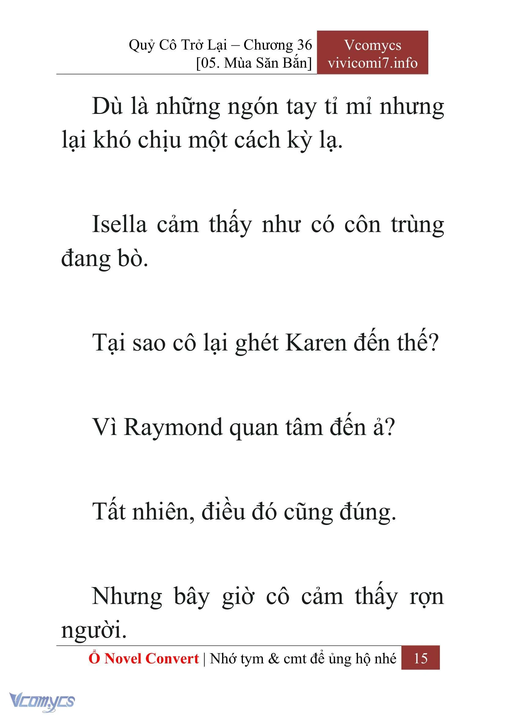 [Novel] Quý Cô Trở Lại Chapter  36 - 17