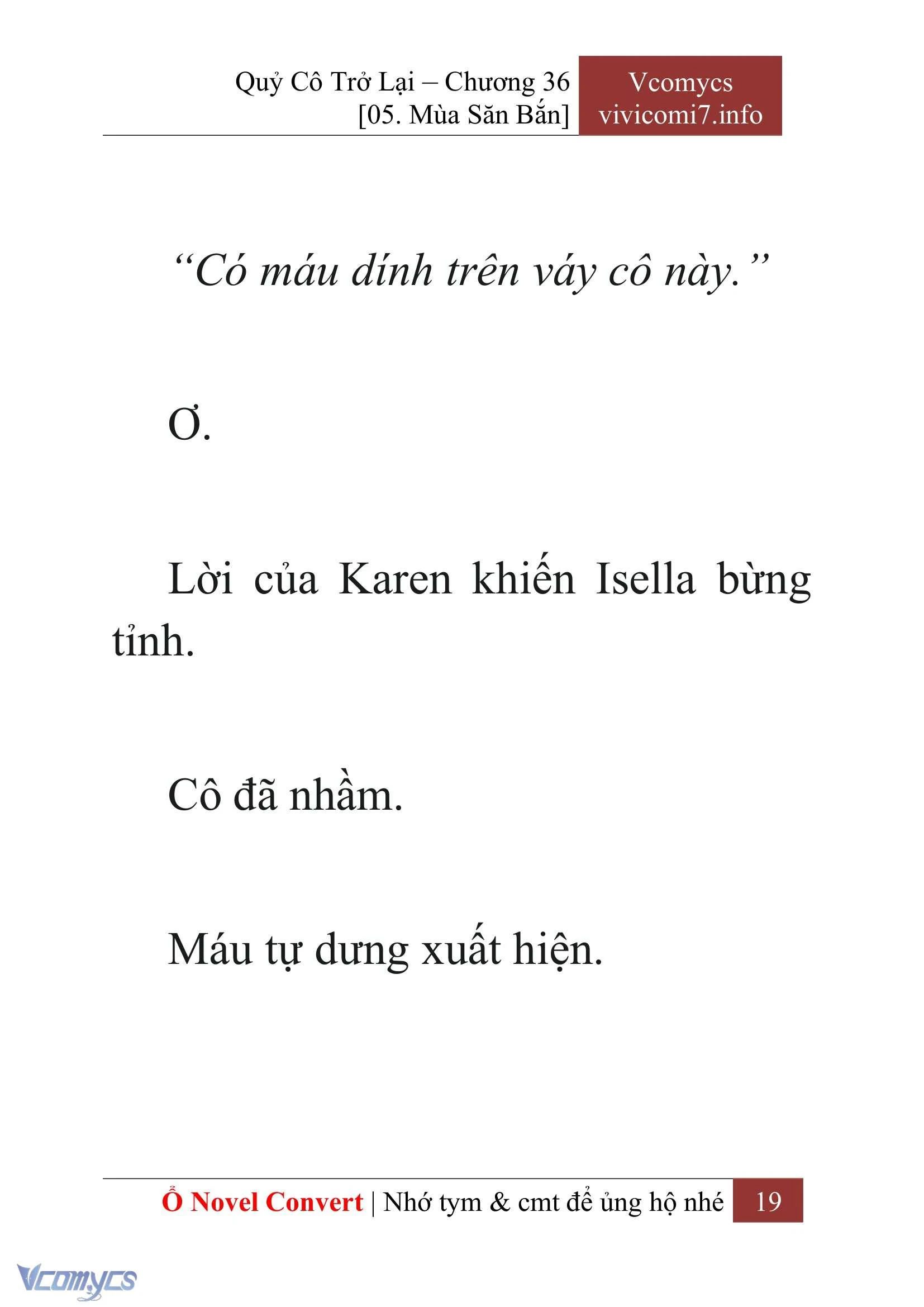 [Novel] Quý Cô Trở Lại Chapter  36 - 21