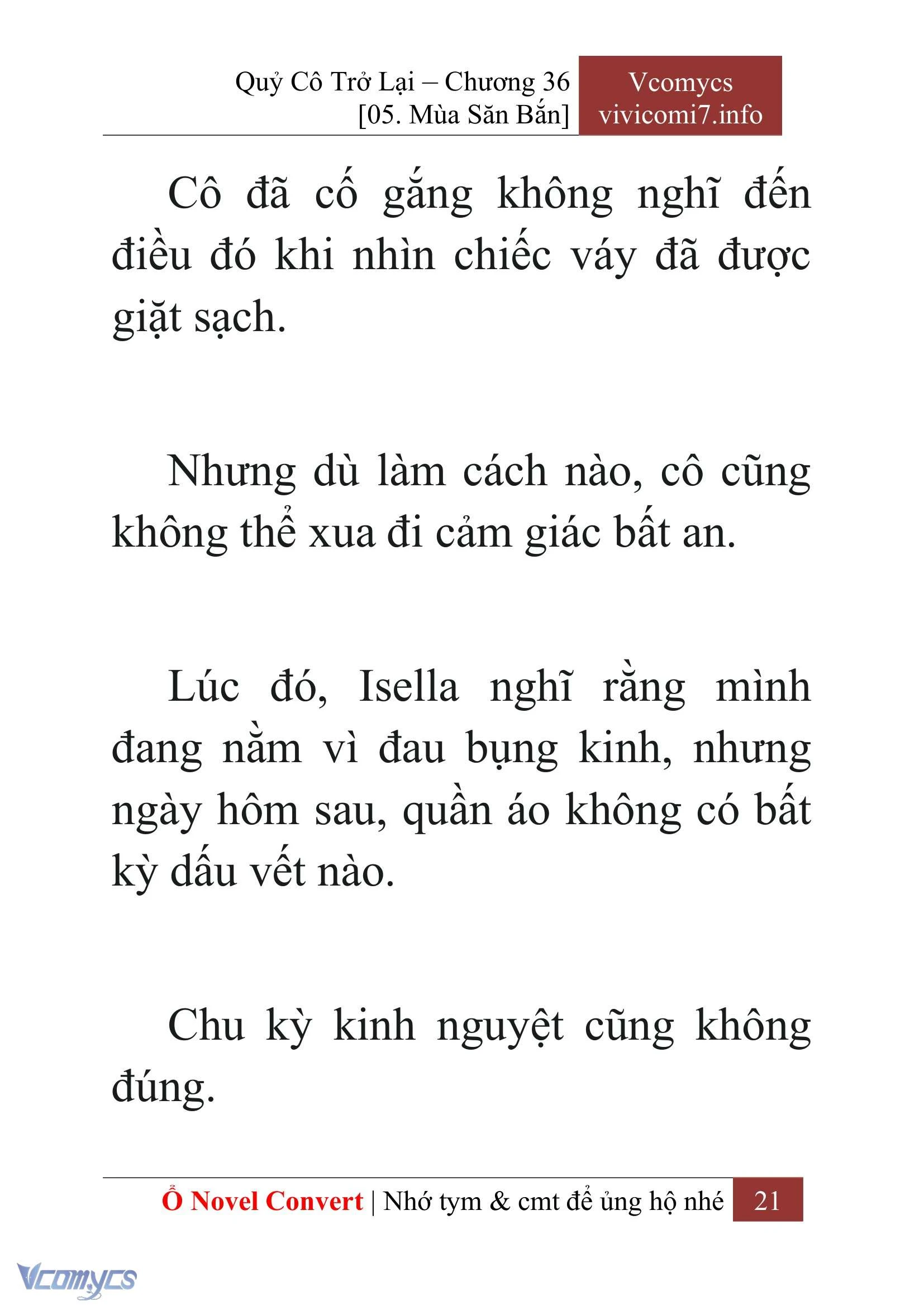 [Novel] Quý Cô Trở Lại Chapter  36 - 23