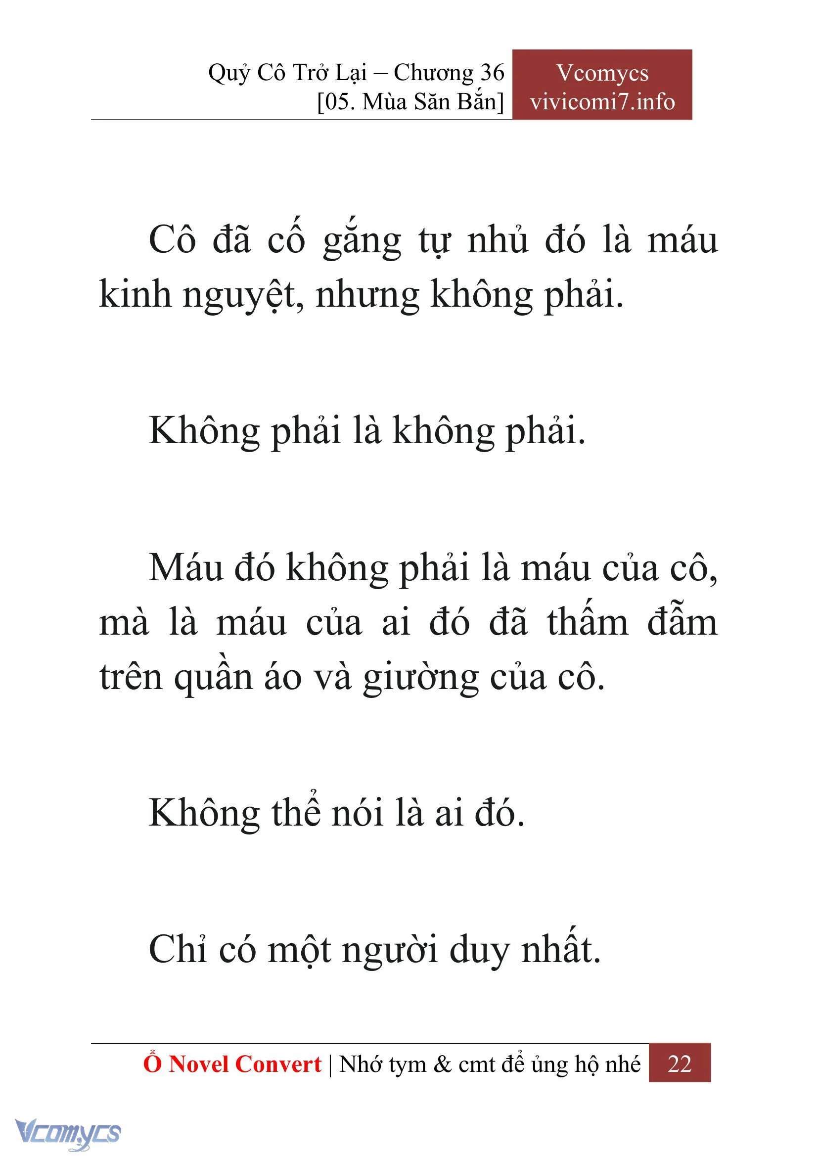 [Novel] Quý Cô Trở Lại Chapter  36 - 24