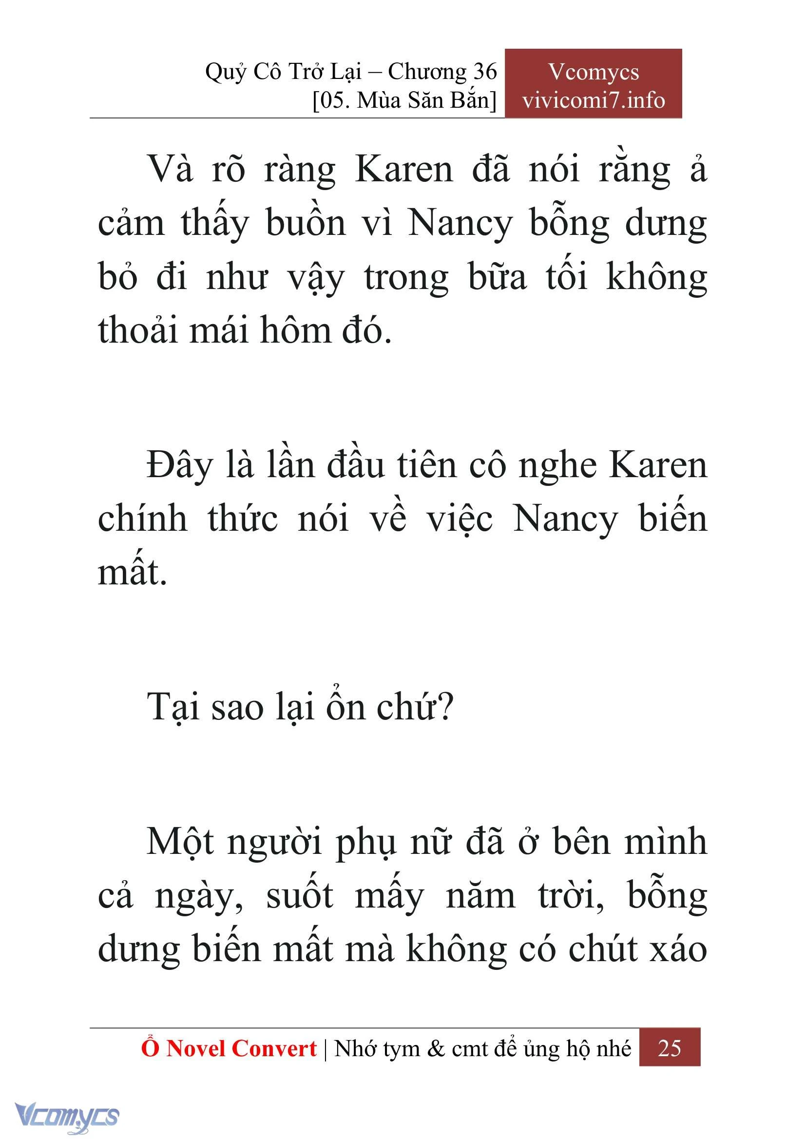 [Novel] Quý Cô Trở Lại Chapter  36 - 27