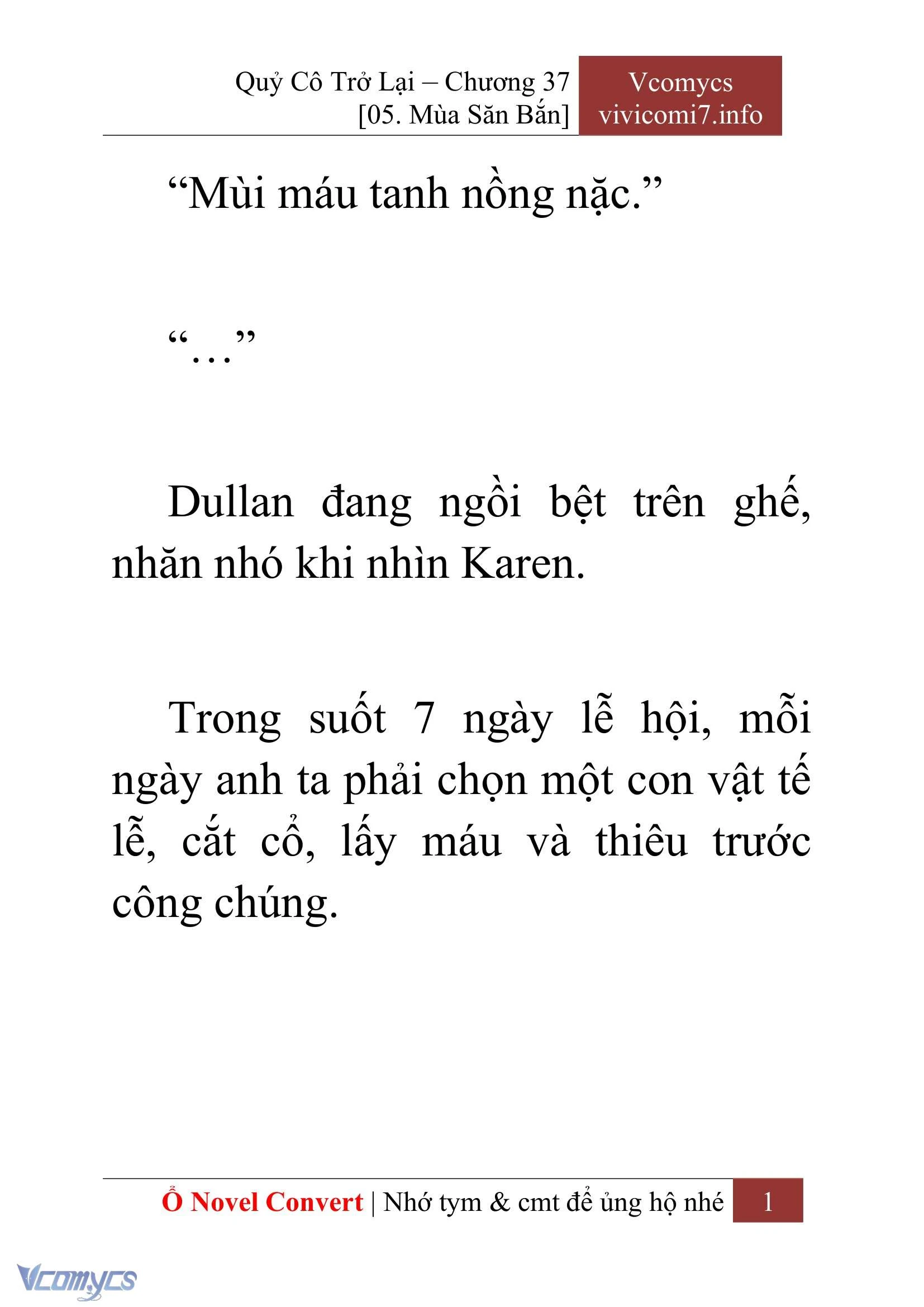 [Novel] Quý Cô Trở Lại Chapter  37 - 3