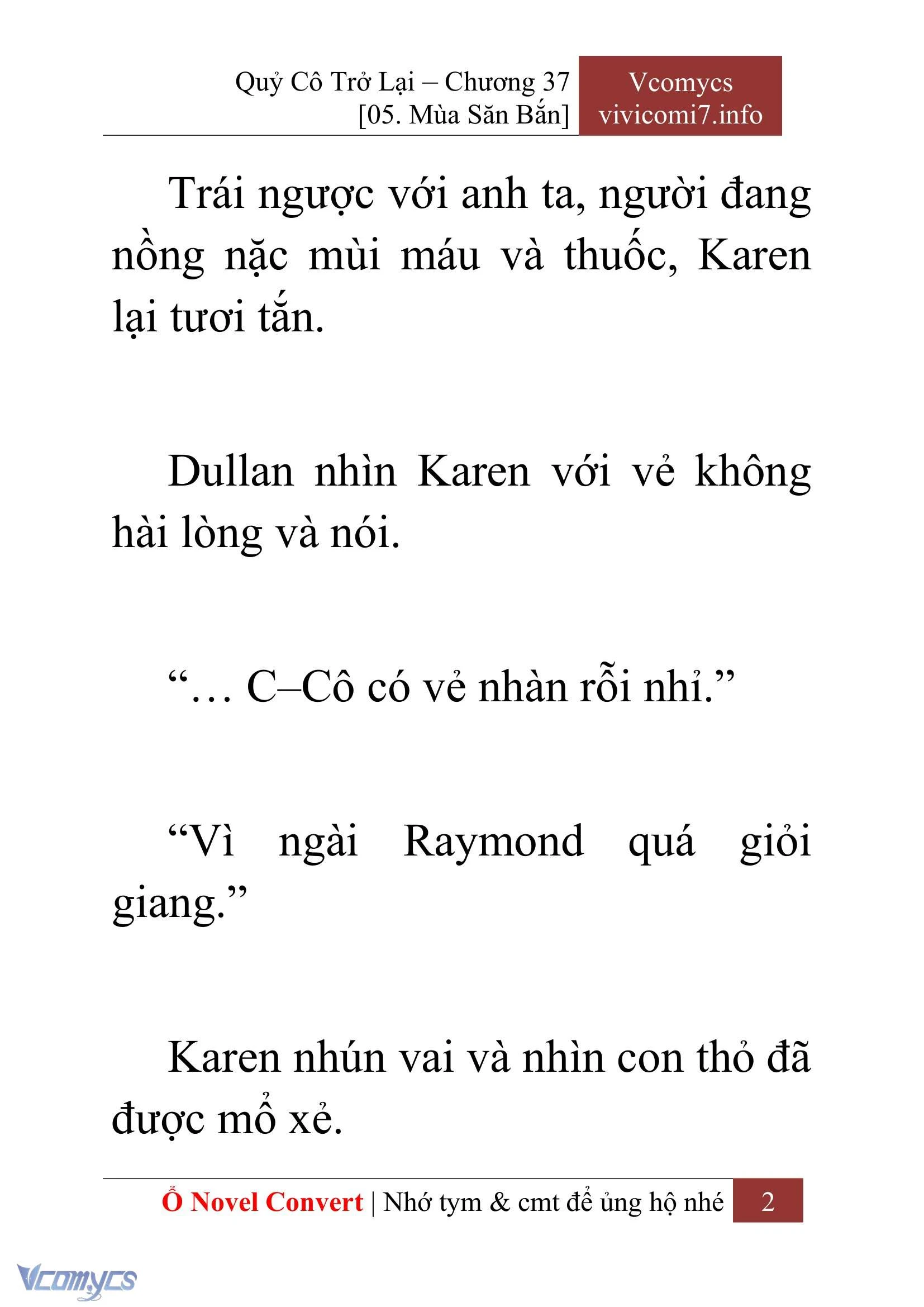 [Novel] Quý Cô Trở Lại Chapter  37 - 4
