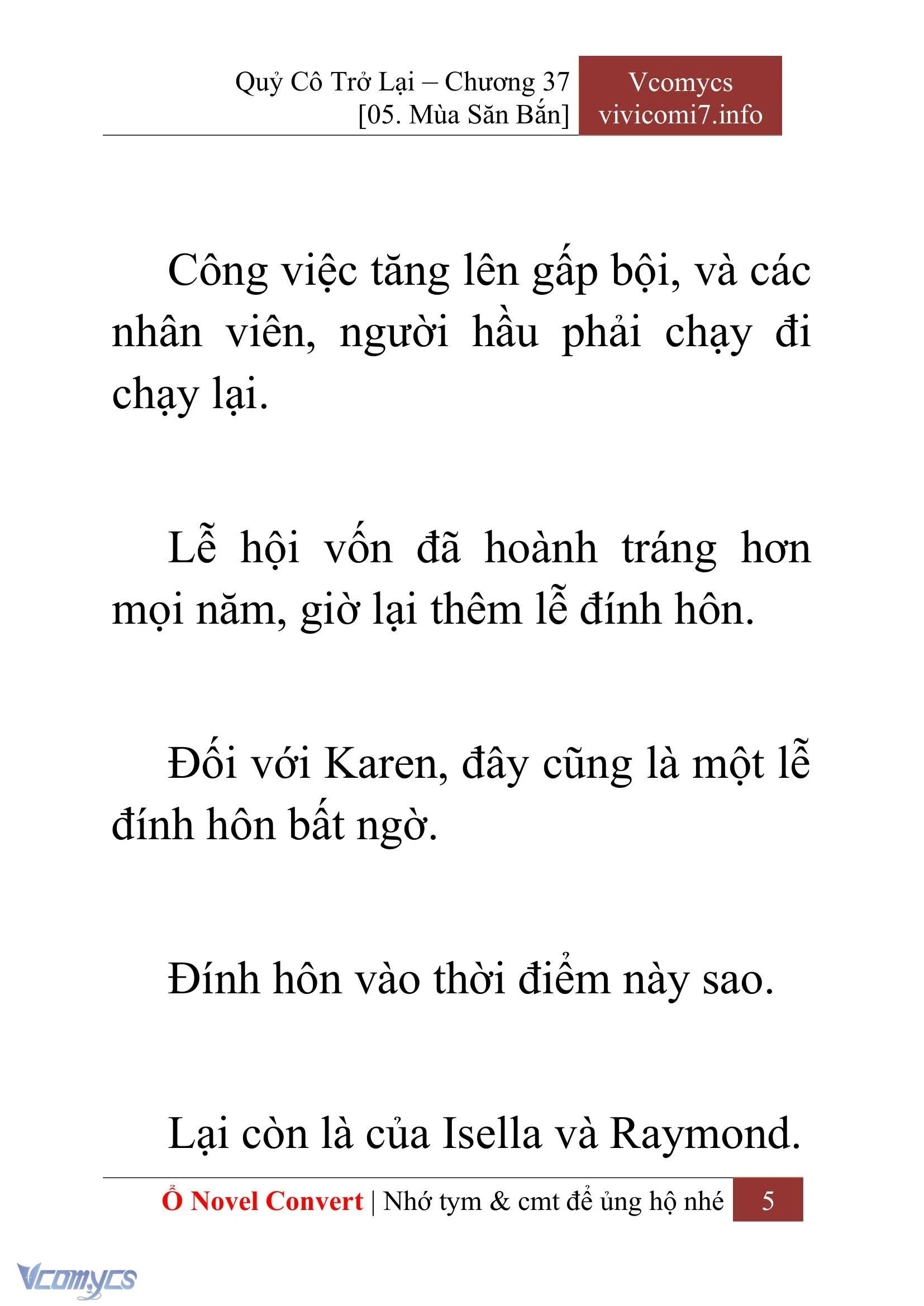 [Novel] Quý Cô Trở Lại Chapter  37 - 7