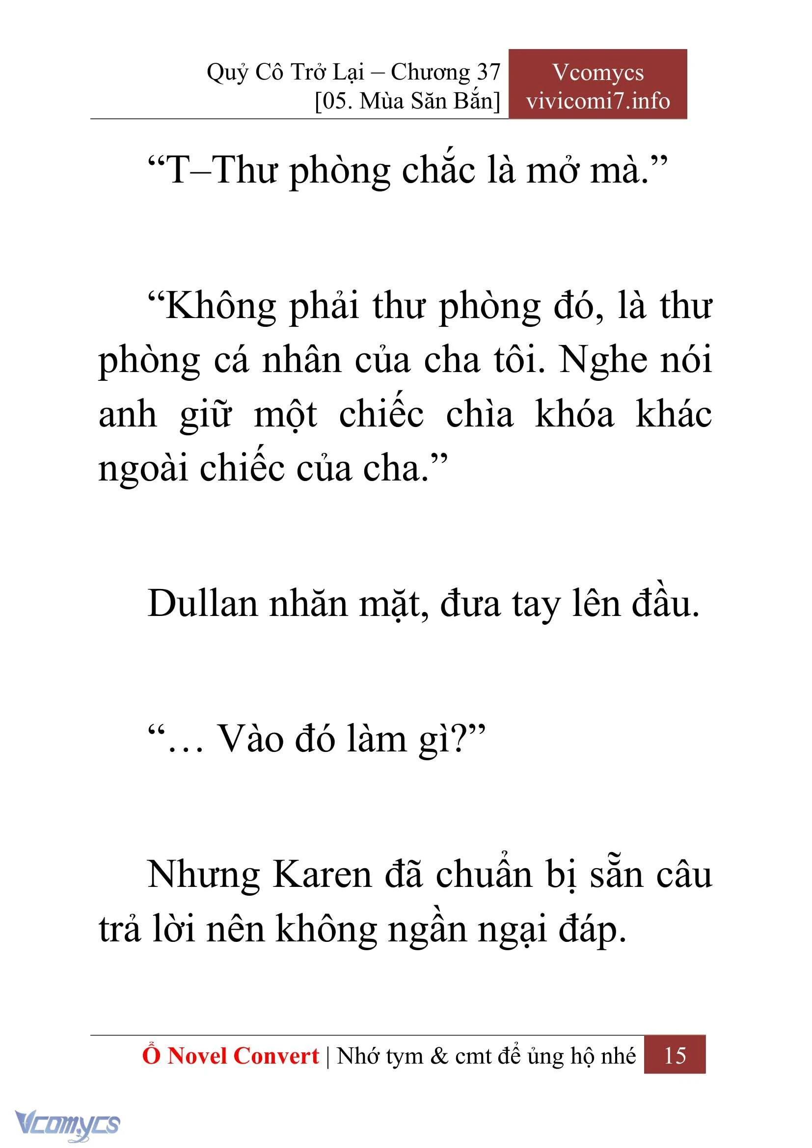 [Novel] Quý Cô Trở Lại Chapter  37 - 17