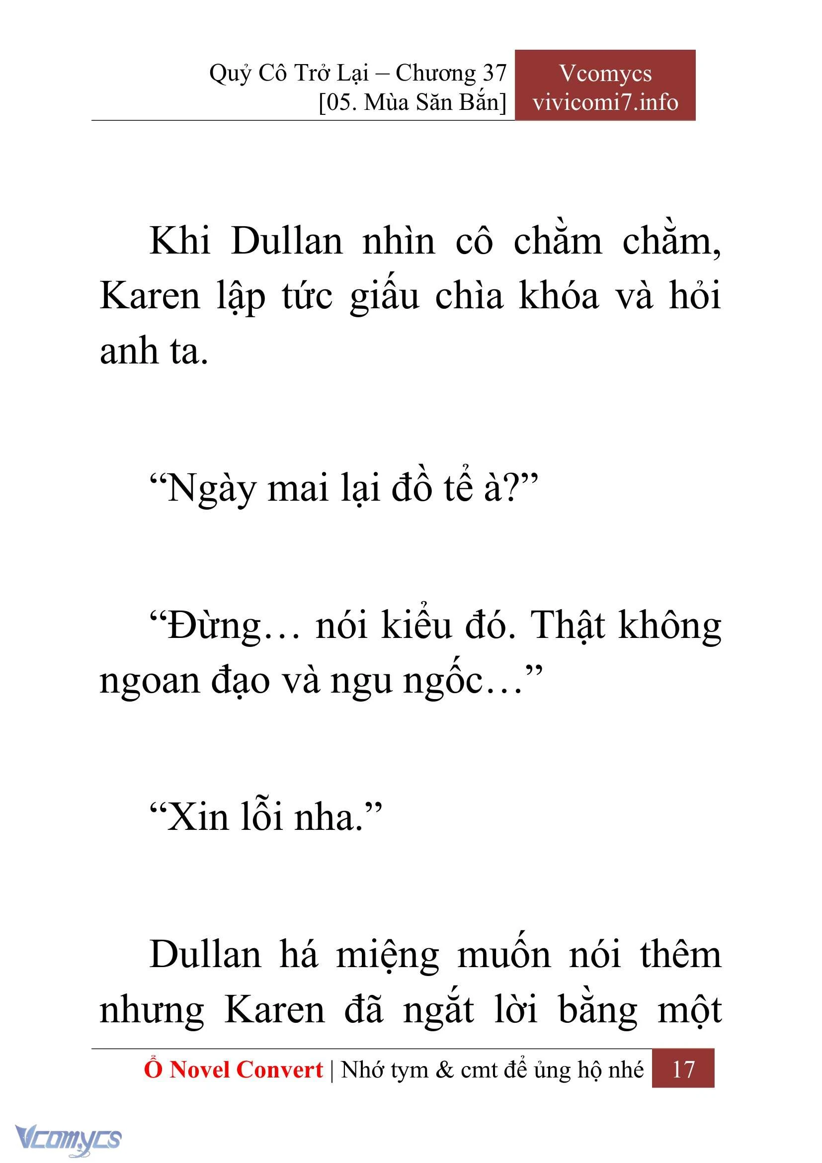[Novel] Quý Cô Trở Lại Chapter  37 - 19