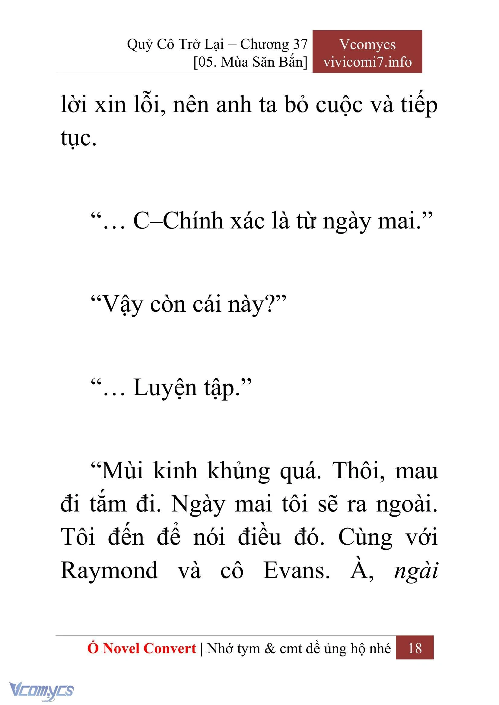 [Novel] Quý Cô Trở Lại Chapter  37 - 20