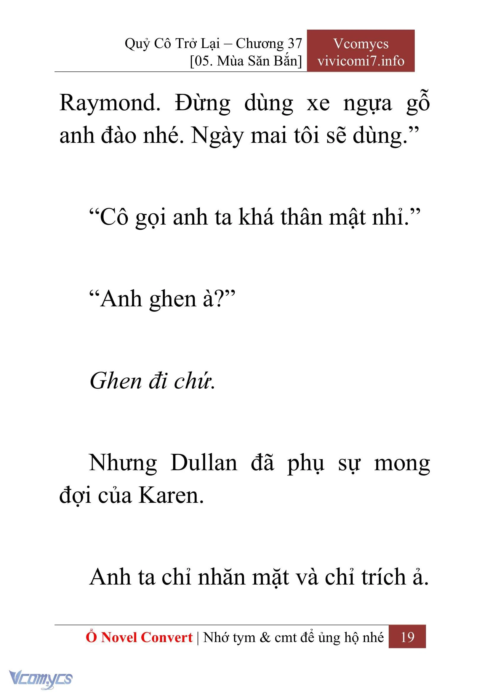 [Novel] Quý Cô Trở Lại Chapter  37 - 21