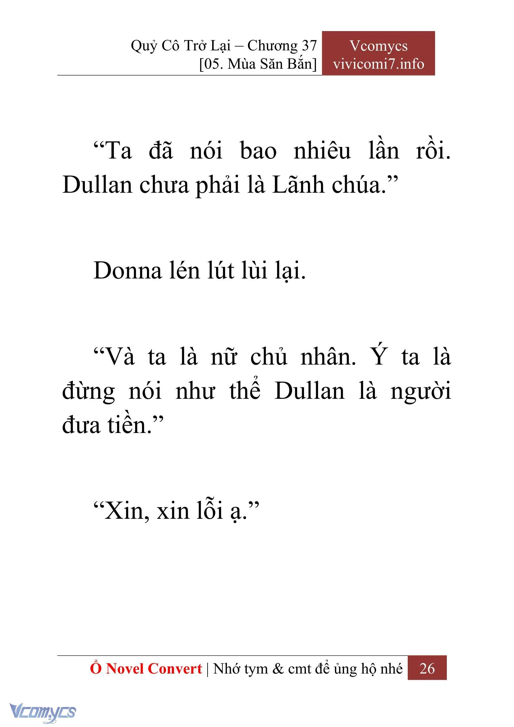 [Novel] Quý Cô Trở Lại Chapter  37 - 28
