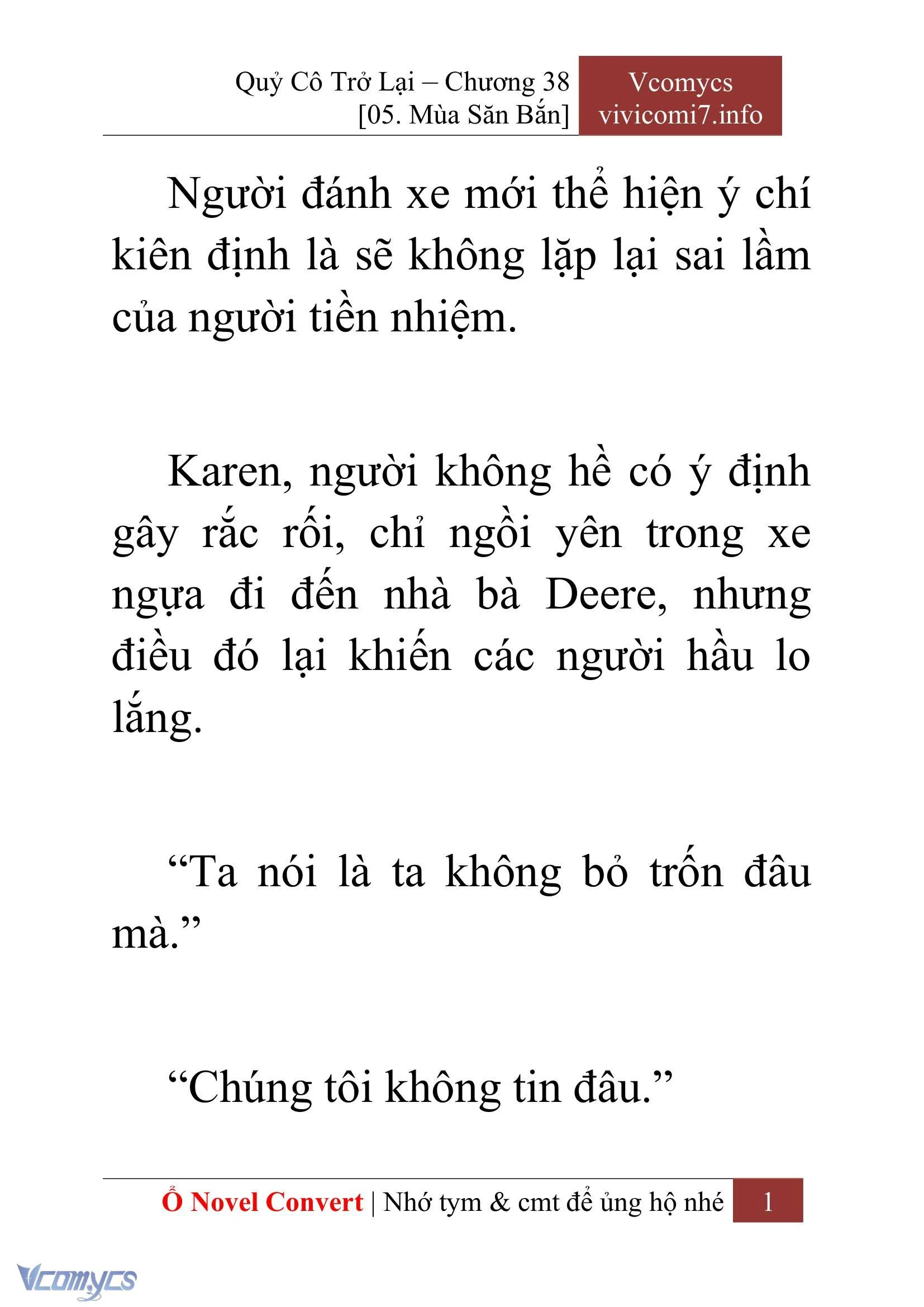 [Novel] Quý Cô Trở Lại Chapter  38 - 3