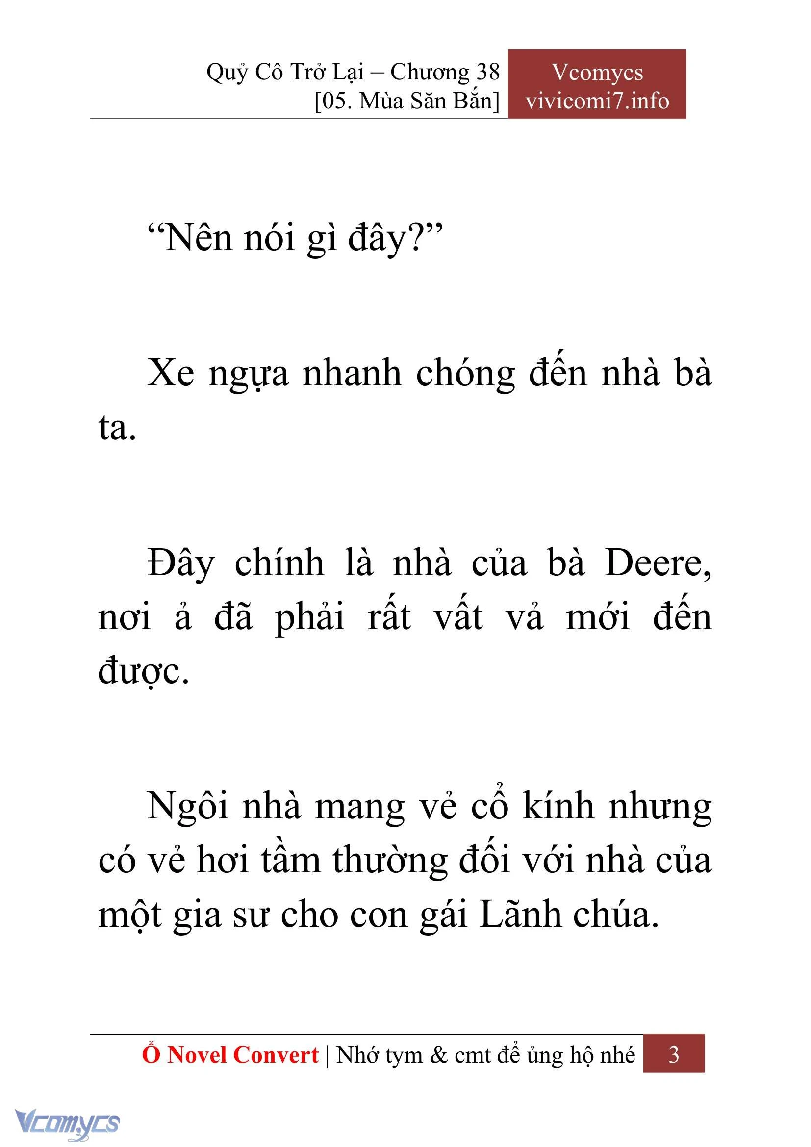 [Novel] Quý Cô Trở Lại Chapter  38 - 5