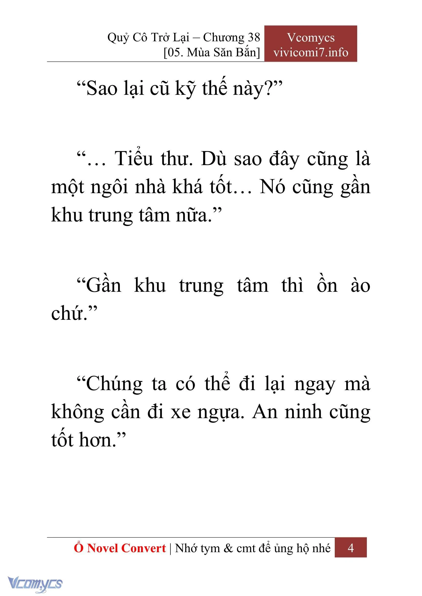 [Novel] Quý Cô Trở Lại Chapter  38 - 6