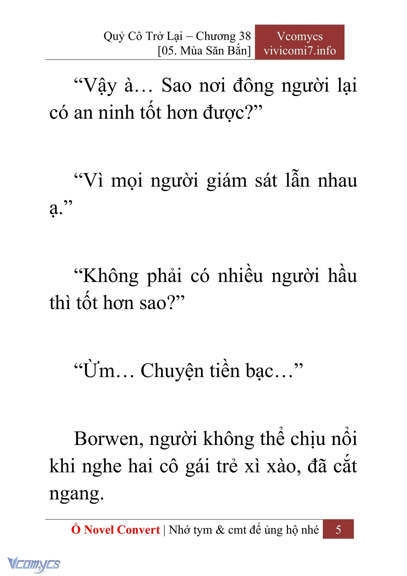 [Novel] Quý Cô Trở Lại Chapter  38 - 7