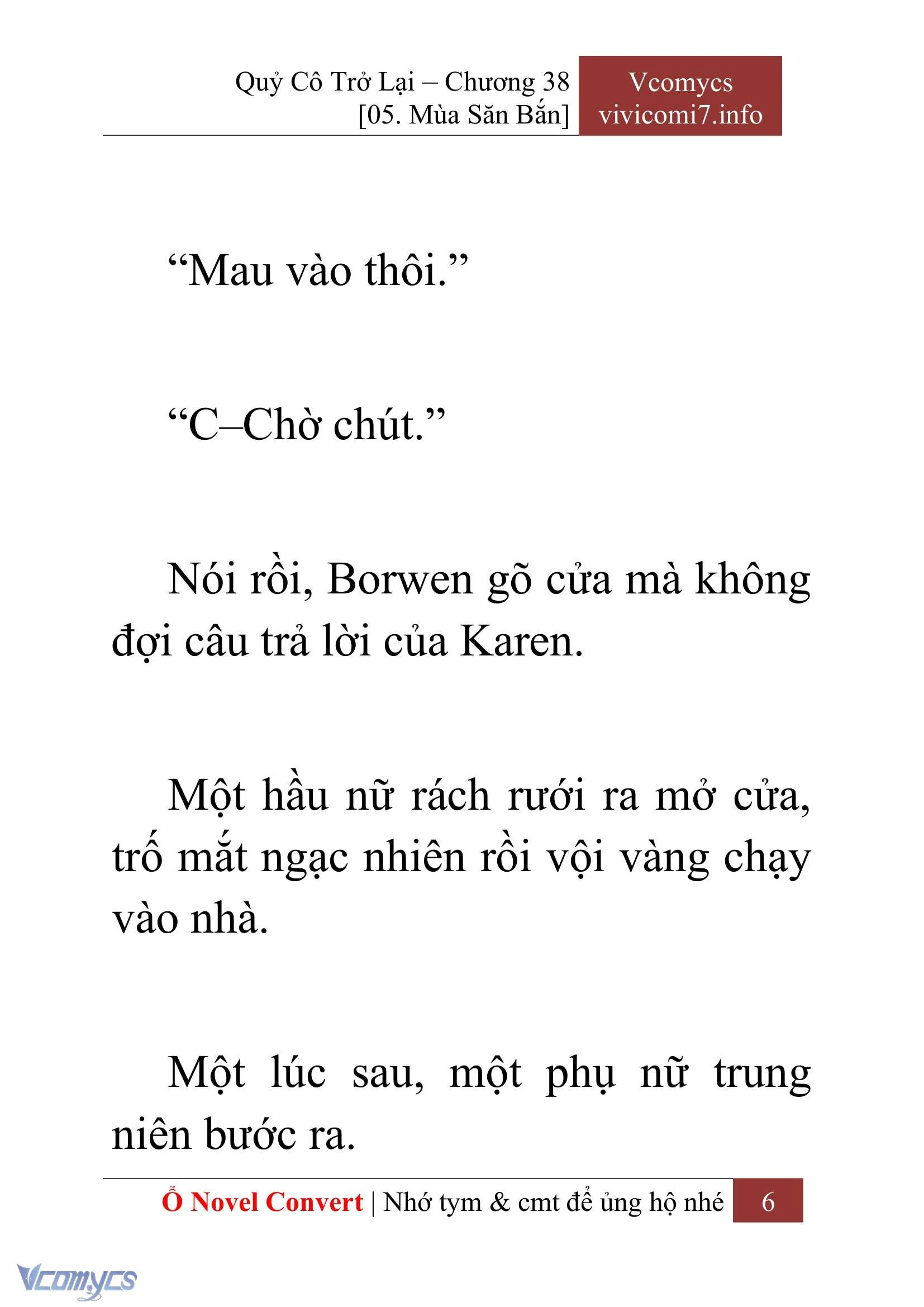 [Novel] Quý Cô Trở Lại Chapter  38 - 8
