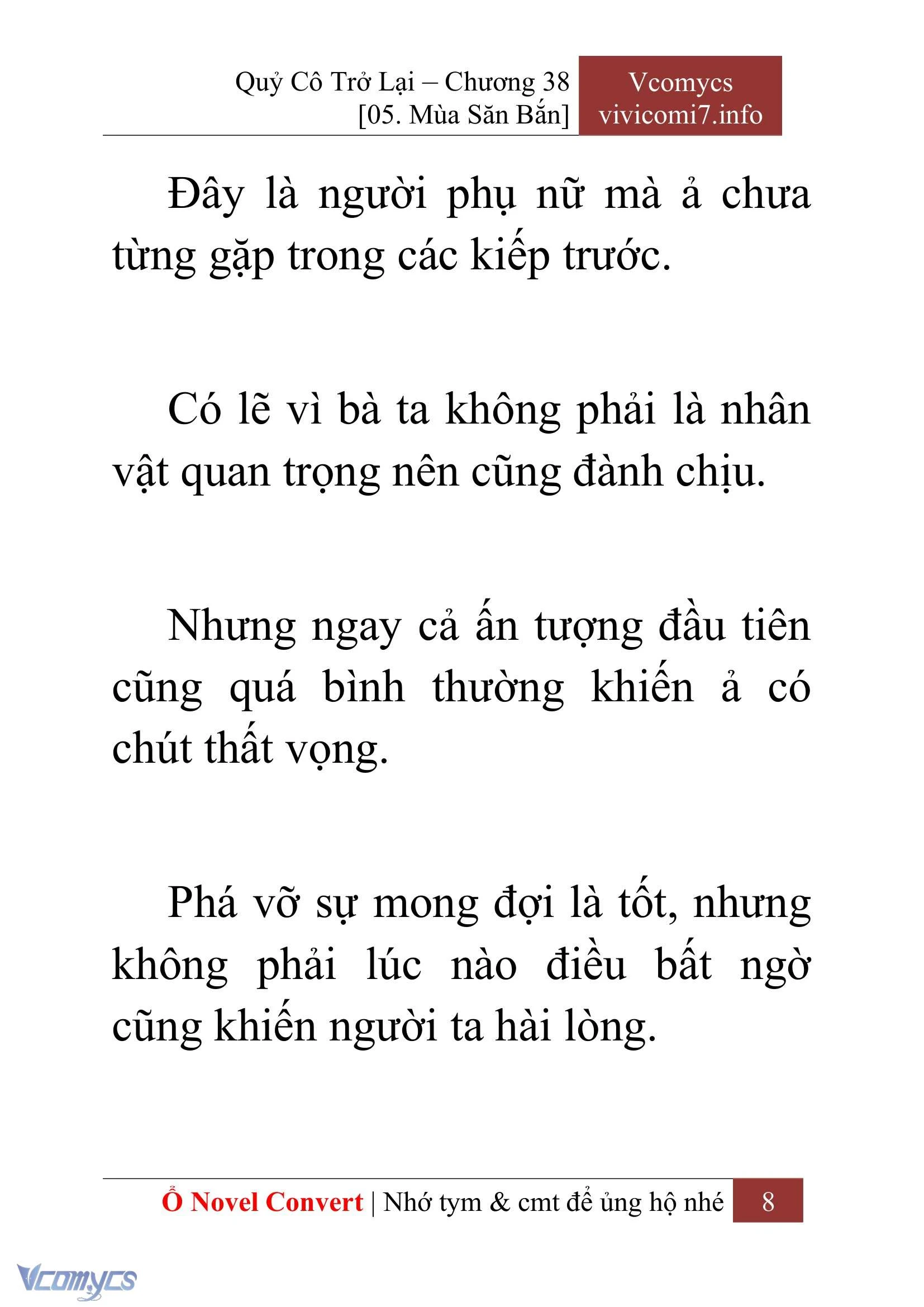 [Novel] Quý Cô Trở Lại Chapter  38 - 10