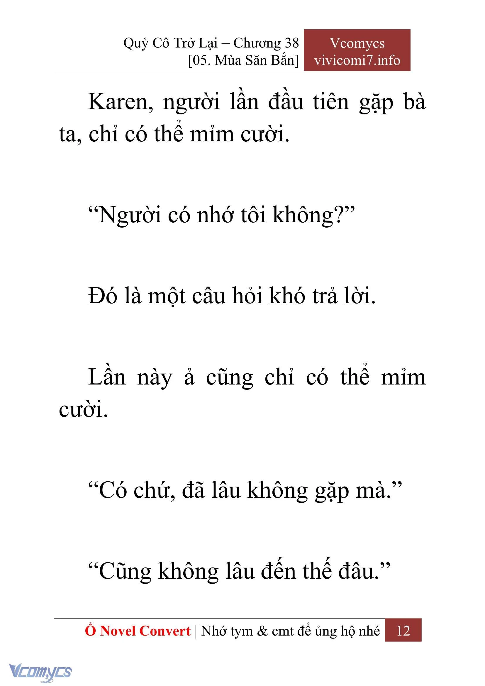 [Novel] Quý Cô Trở Lại Chapter  38 - 14