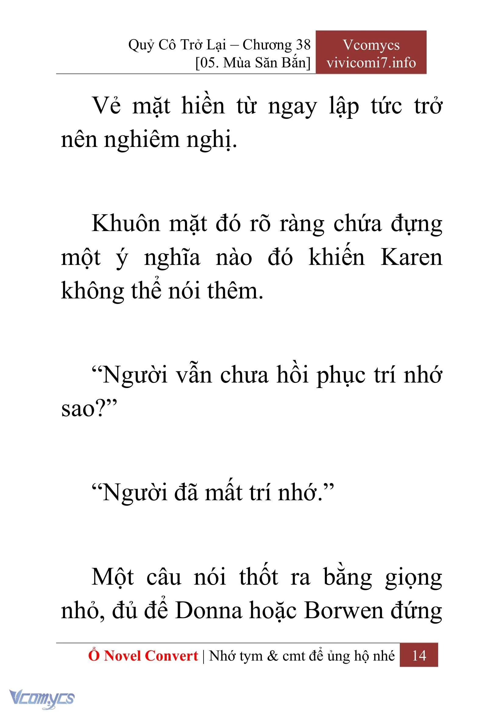 [Novel] Quý Cô Trở Lại Chapter  38 - 16