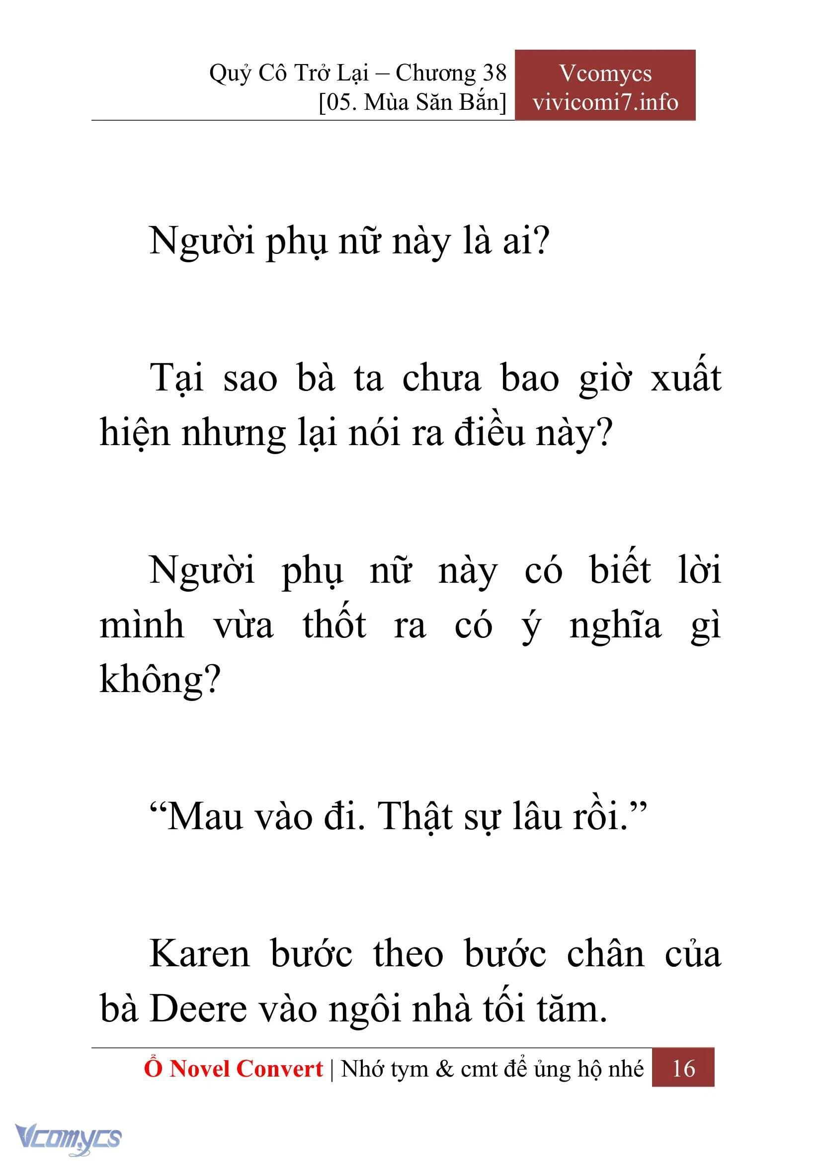 [Novel] Quý Cô Trở Lại Chapter  38 - 18