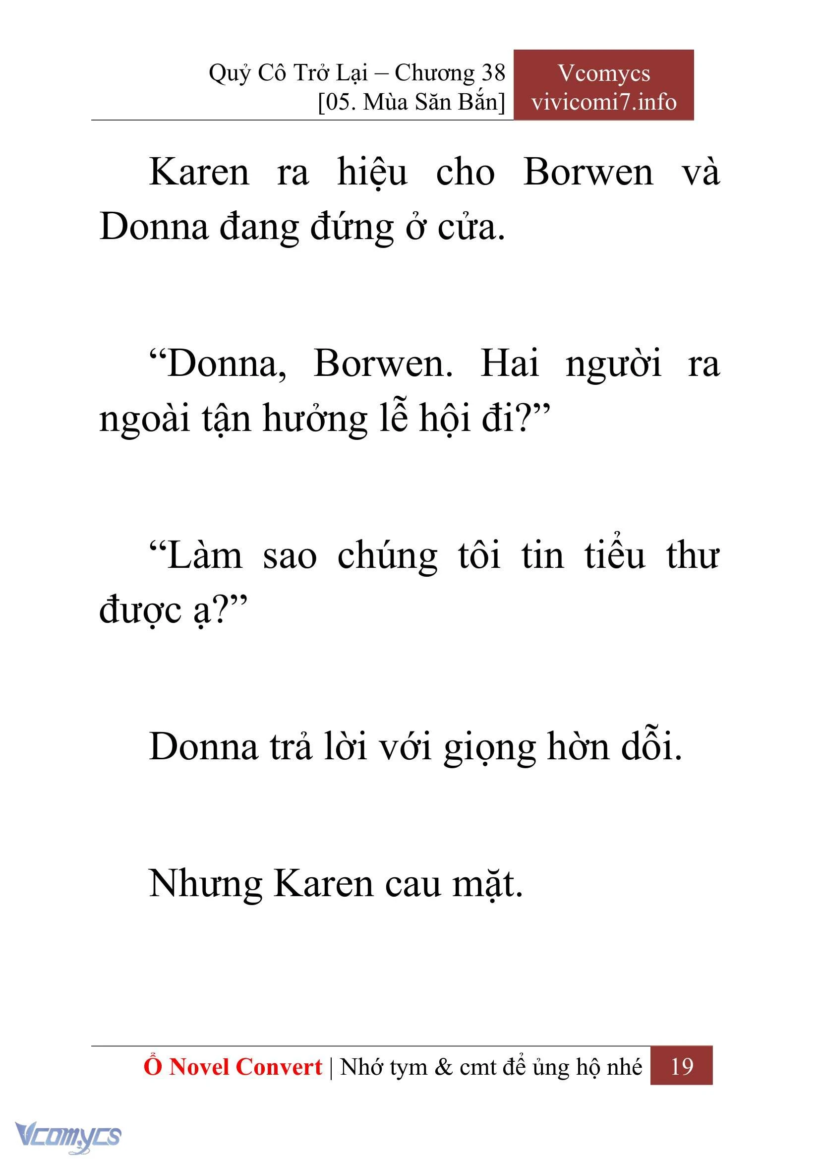 [Novel] Quý Cô Trở Lại Chapter  38 - 21