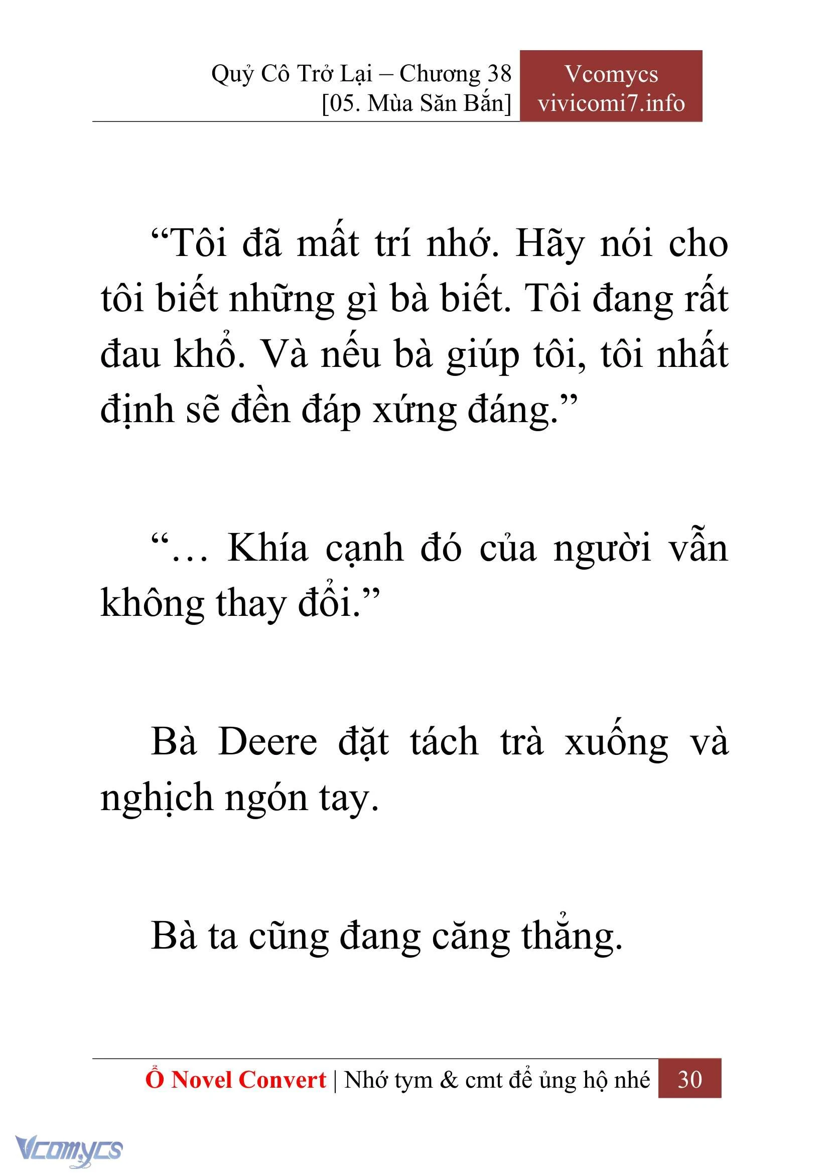 [Novel] Quý Cô Trở Lại Chapter  38 - 32