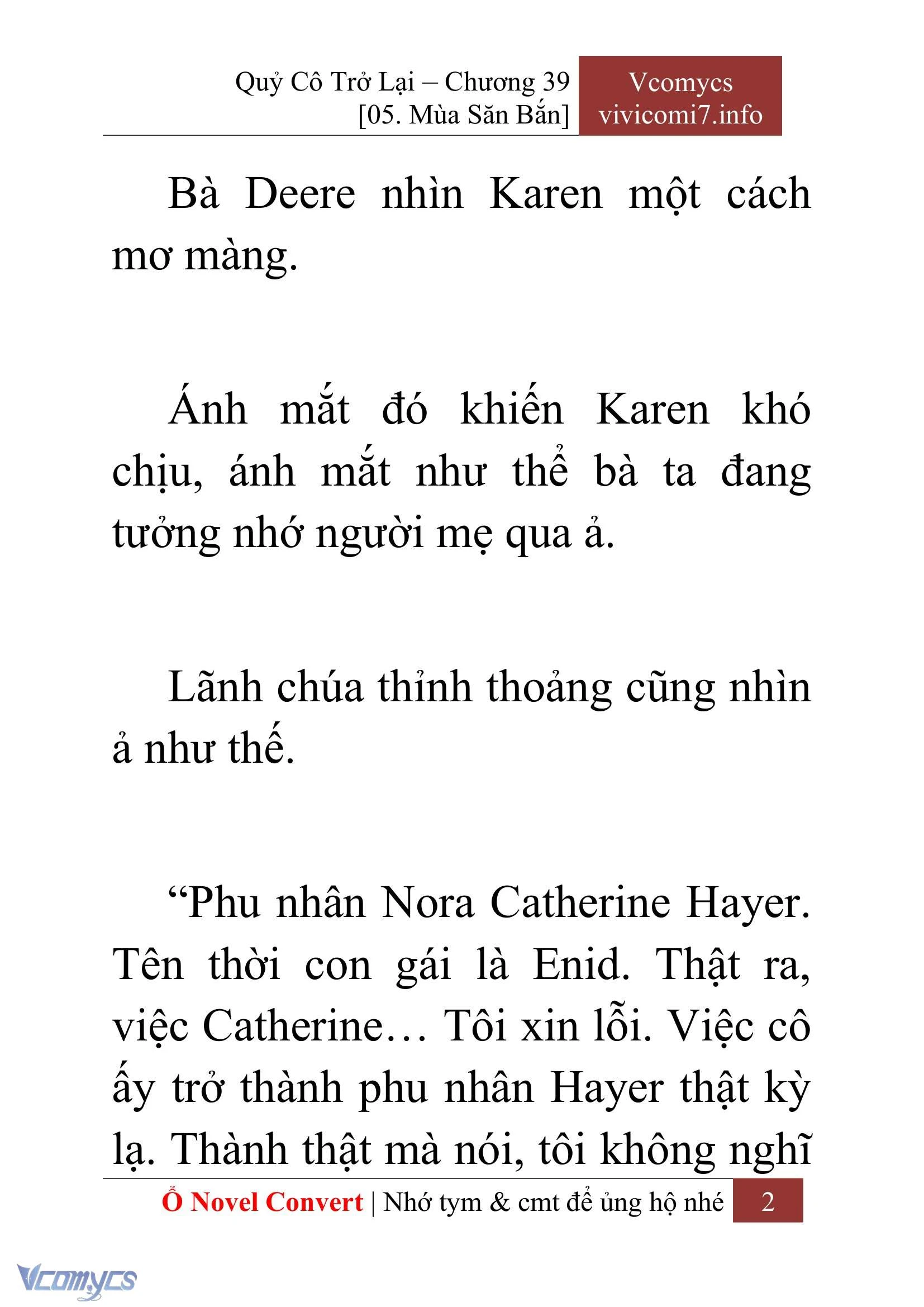 [Novel] Quý Cô Trở Lại Chapter  39 - 4