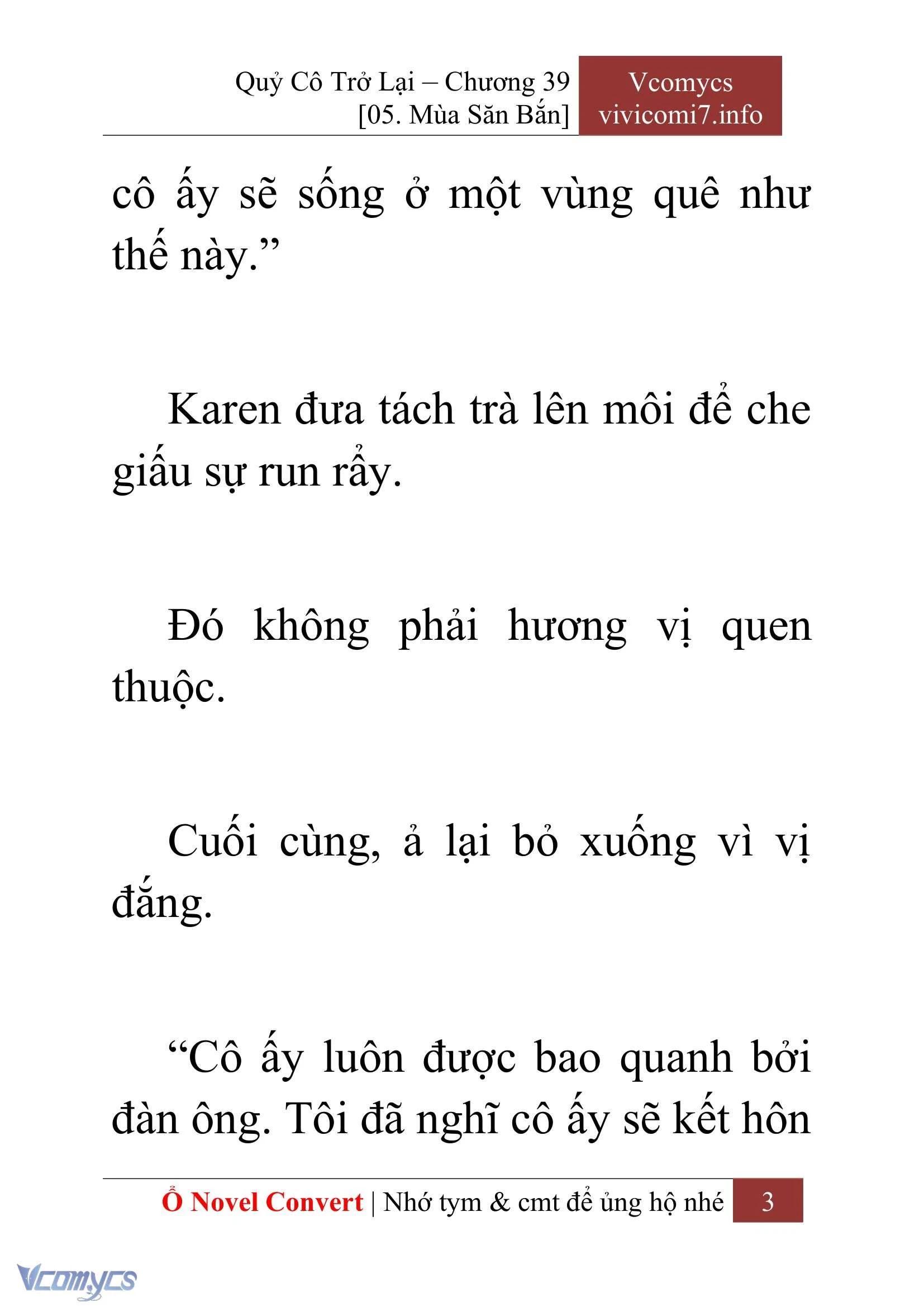 [Novel] Quý Cô Trở Lại Chapter  39 - 5