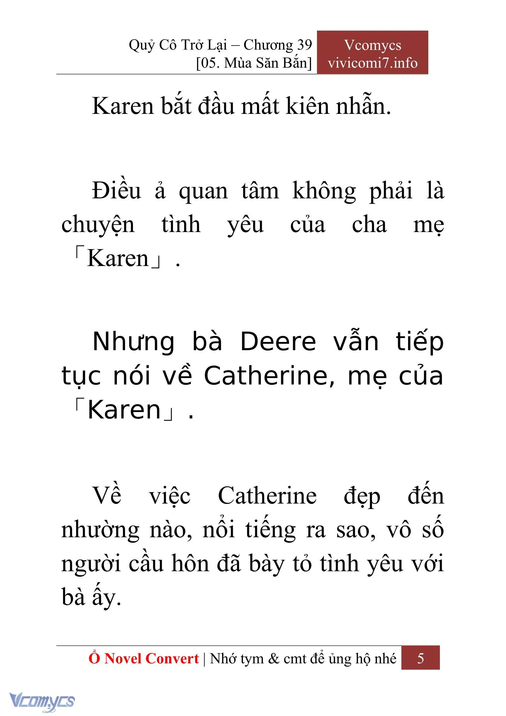 [Novel] Quý Cô Trở Lại Chapter  39 - 7