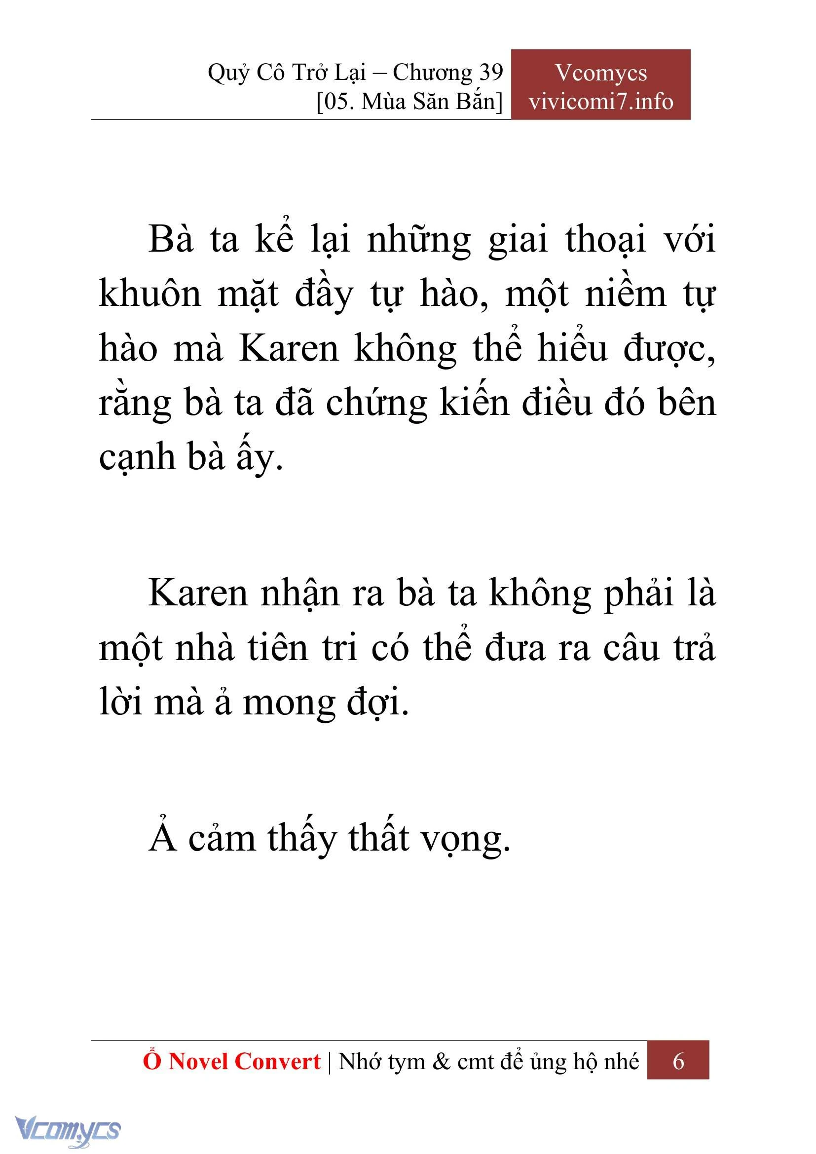 [Novel] Quý Cô Trở Lại Chapter  39 - 8