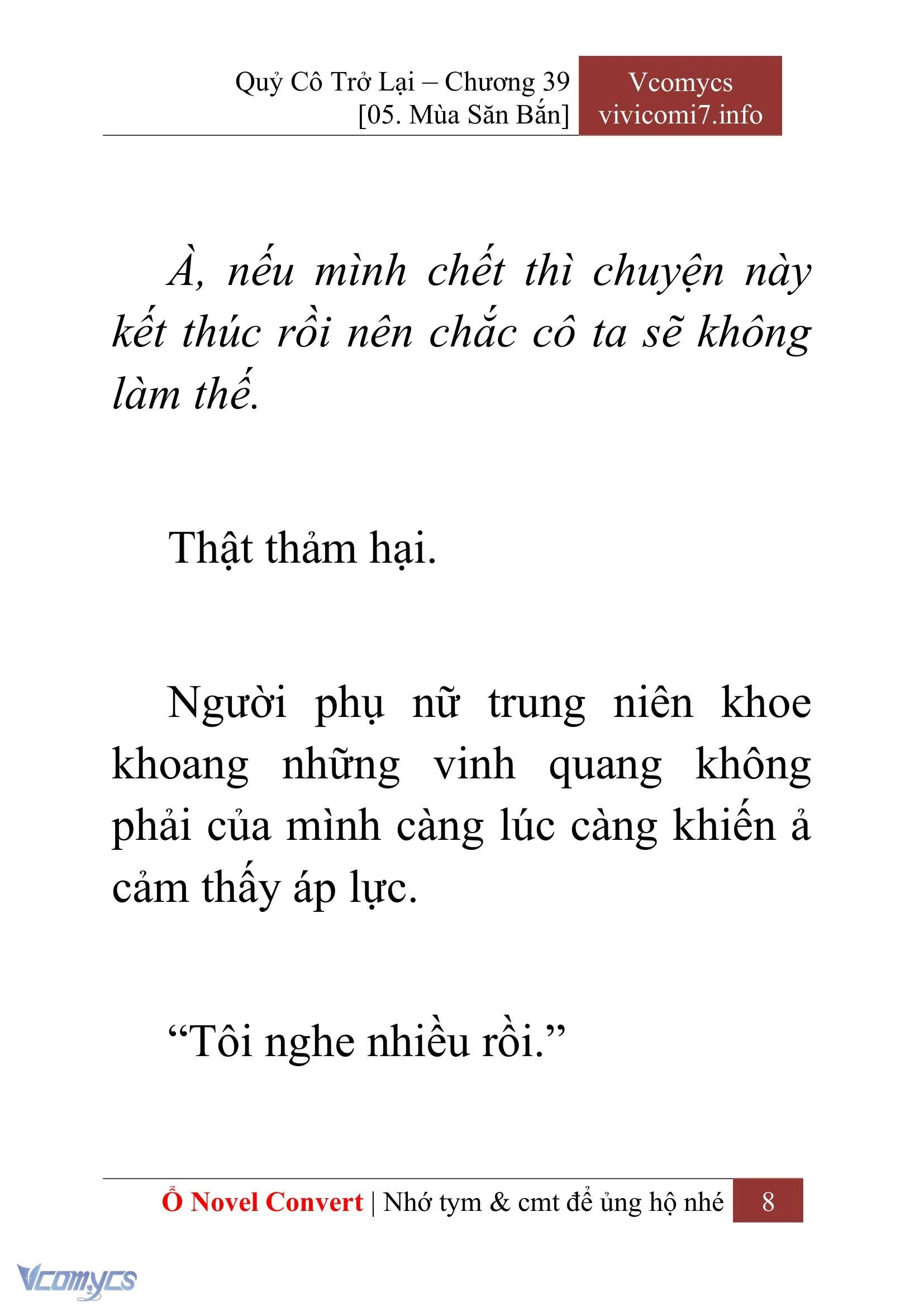 [Novel] Quý Cô Trở Lại Chapter  39 - 10