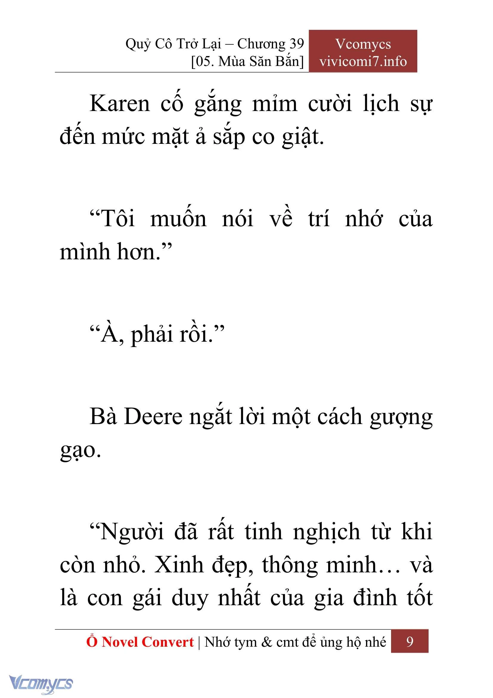 [Novel] Quý Cô Trở Lại Chapter  39 - 11