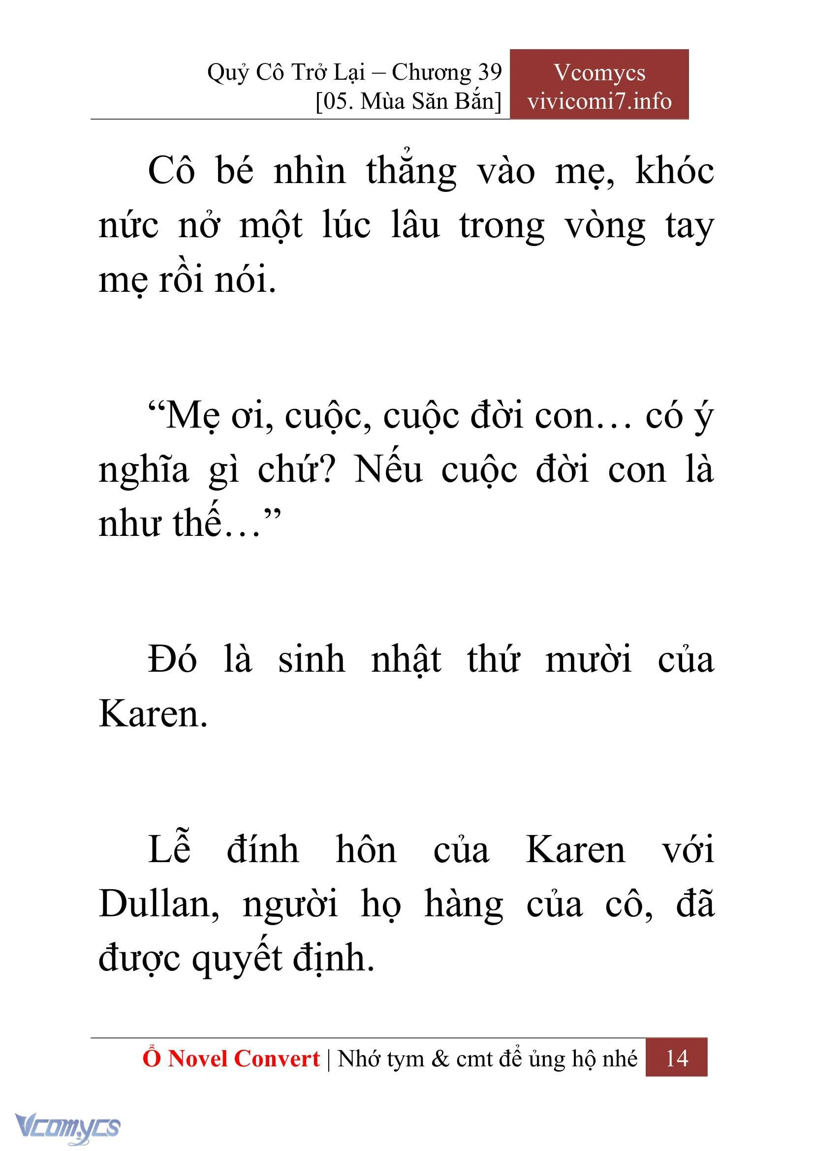 [Novel] Quý Cô Trở Lại Chapter  39 - 16