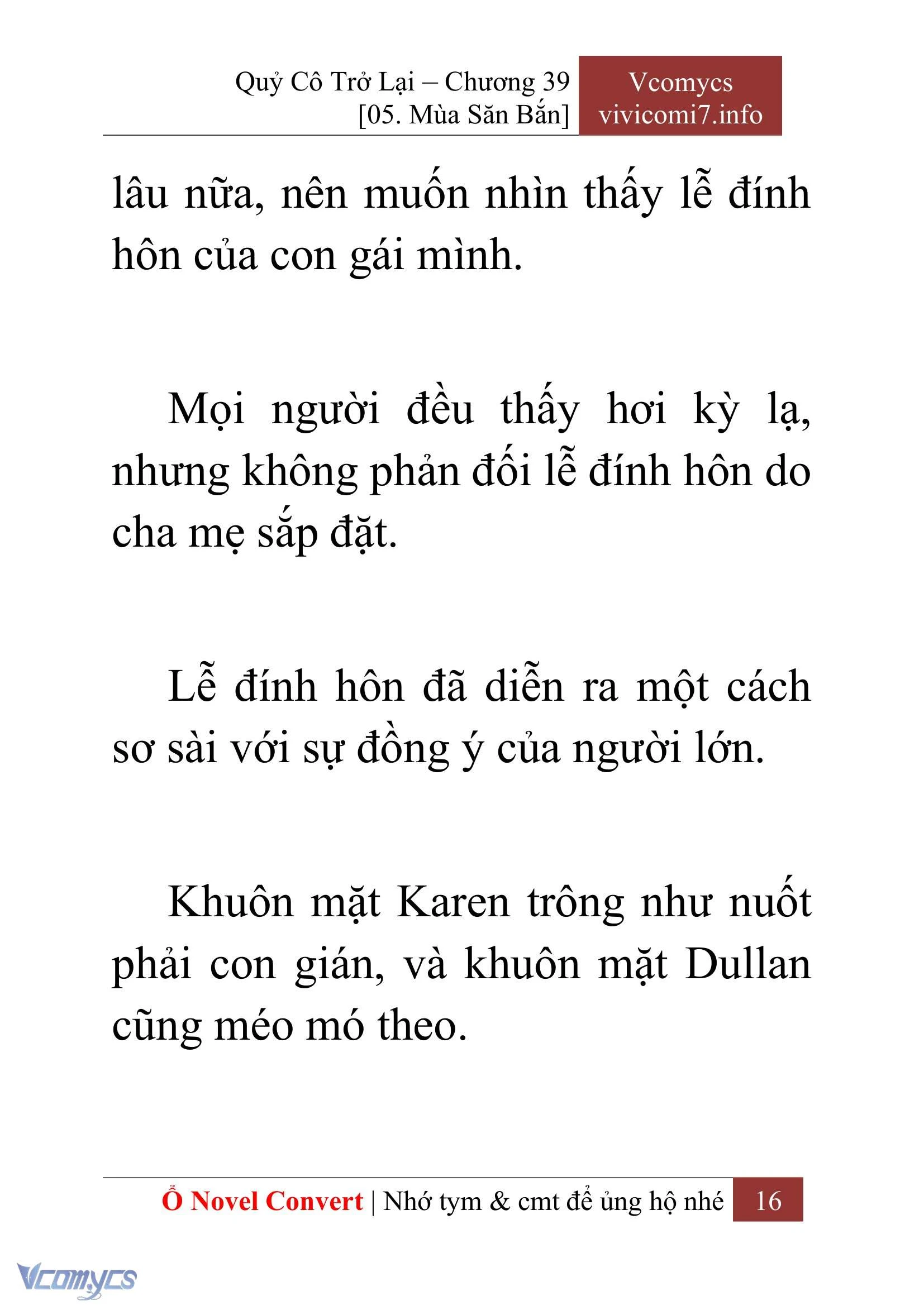 [Novel] Quý Cô Trở Lại Chapter  39 - 18