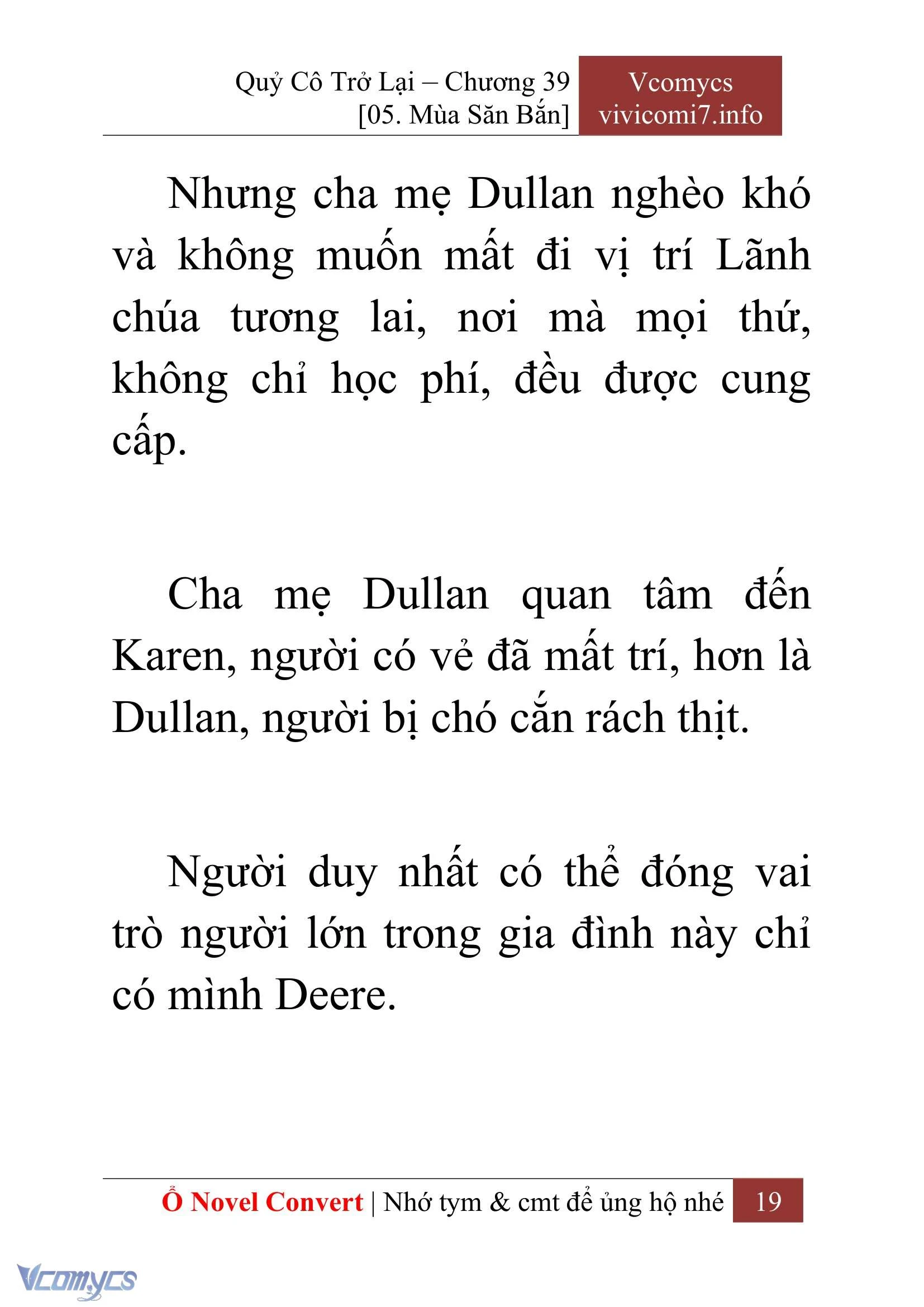 [Novel] Quý Cô Trở Lại Chapter  39 - 21