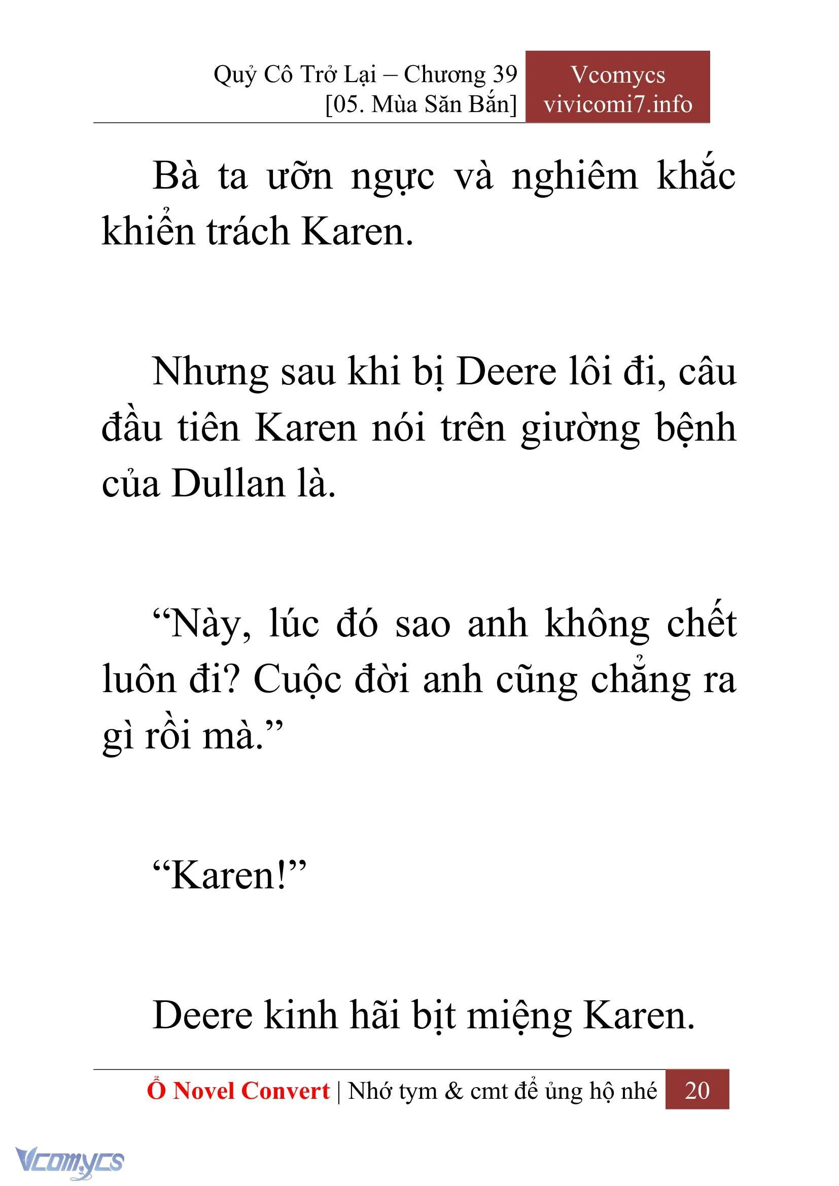 [Novel] Quý Cô Trở Lại Chapter  39 - 22