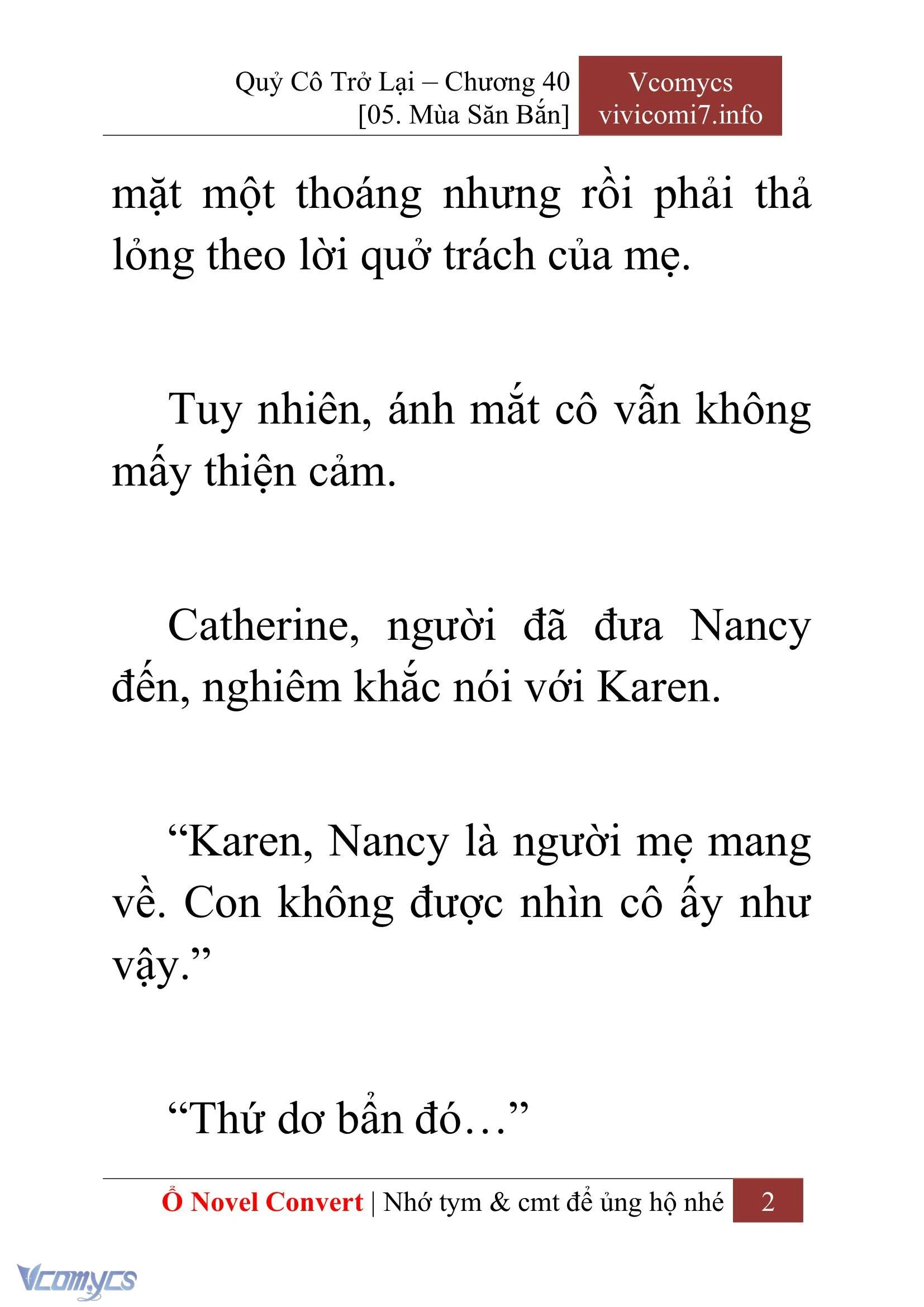 [Novel] Quý Cô Trở Lại Chapter  40 - 4