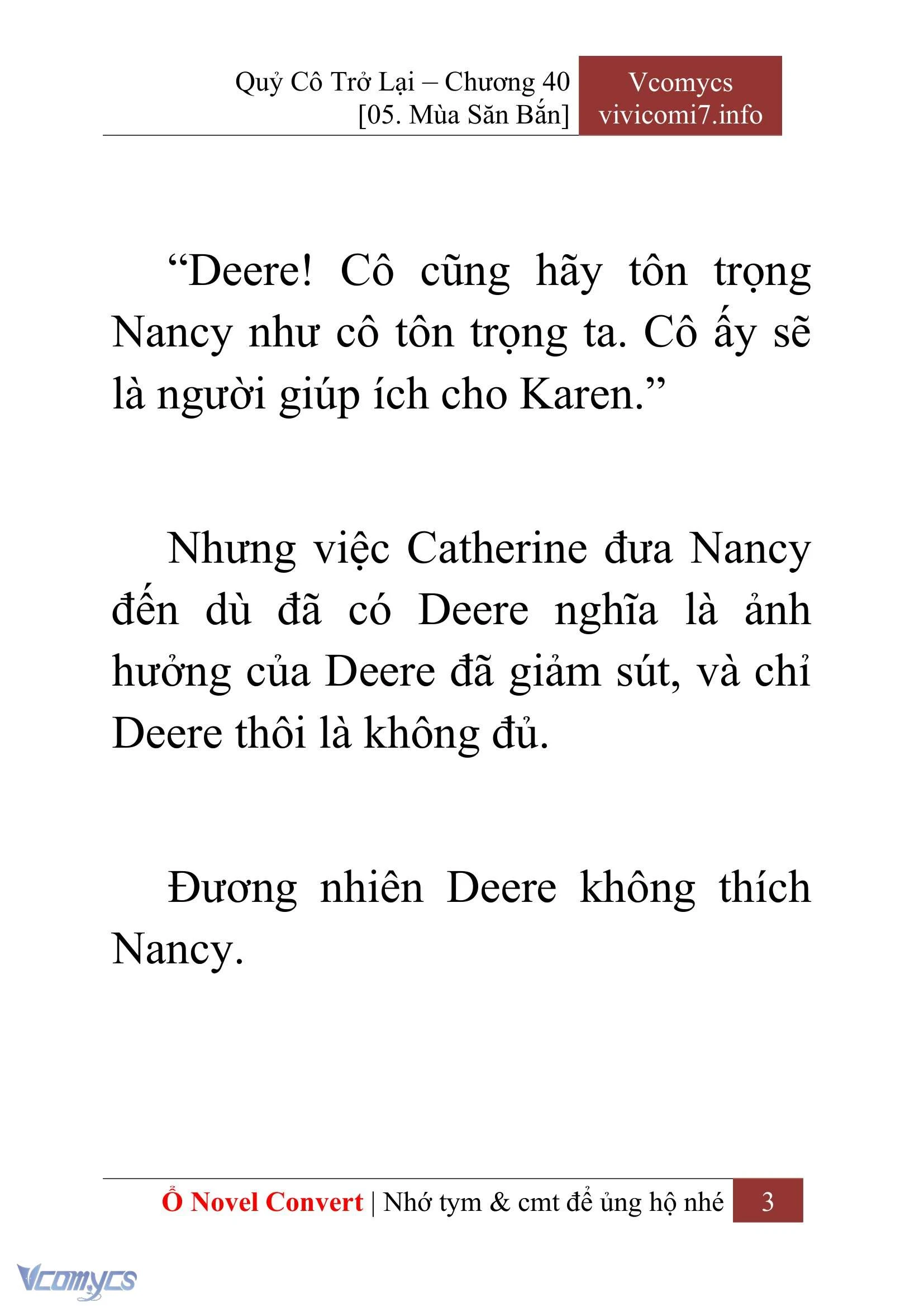 [Novel] Quý Cô Trở Lại Chapter  40 - 5