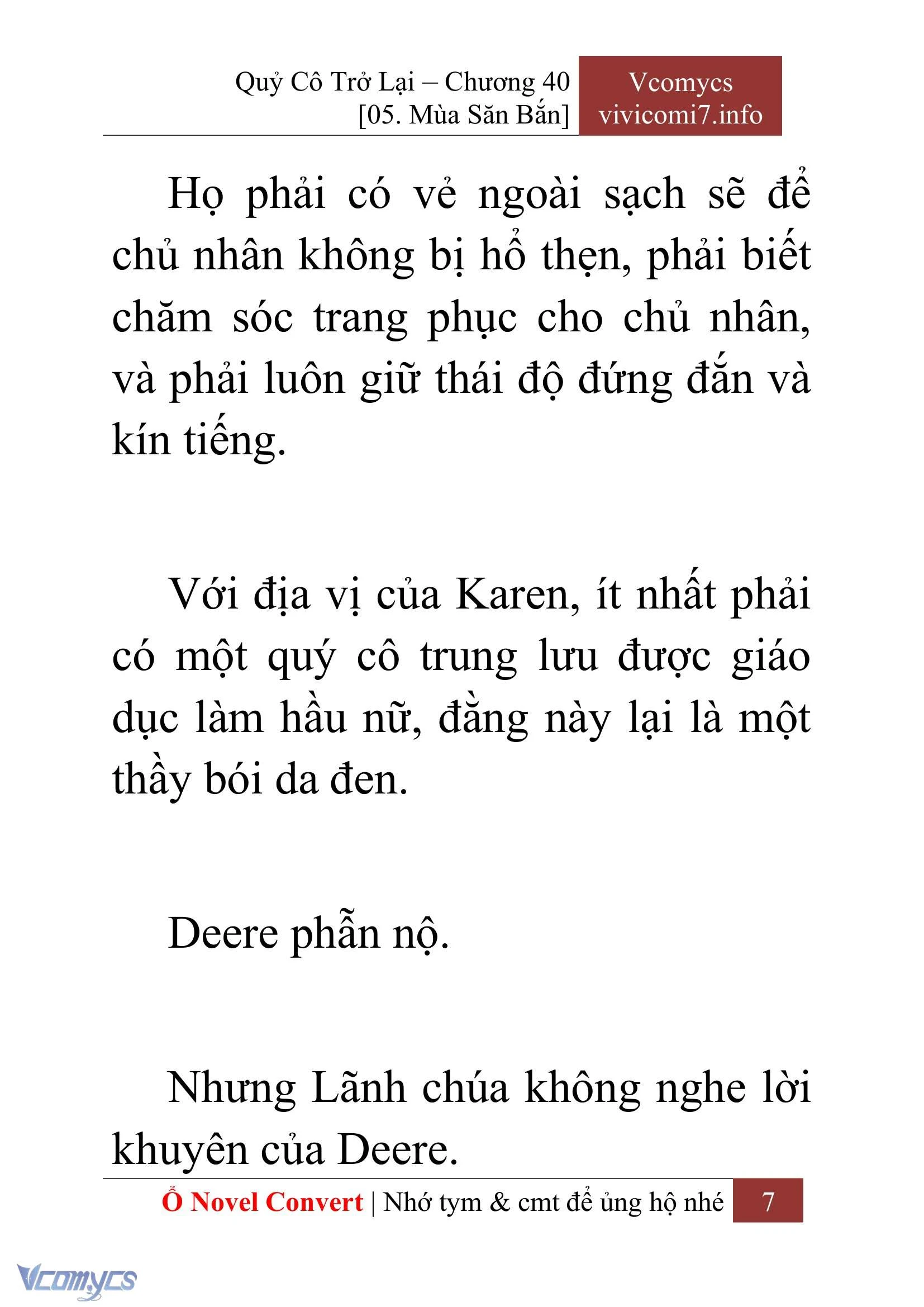 [Novel] Quý Cô Trở Lại Chapter  40 - 9