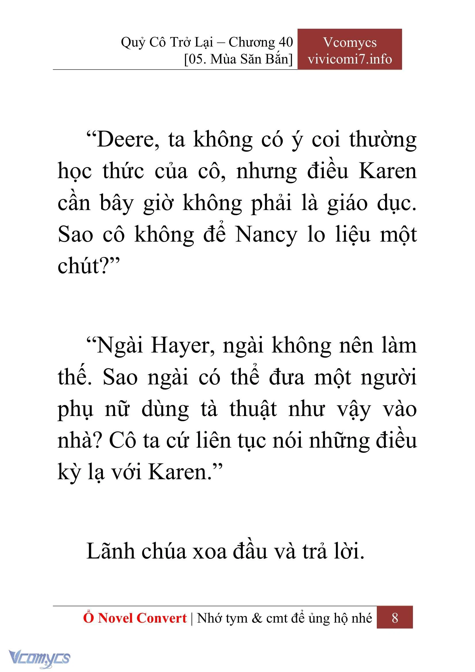 [Novel] Quý Cô Trở Lại Chapter  40 - 10