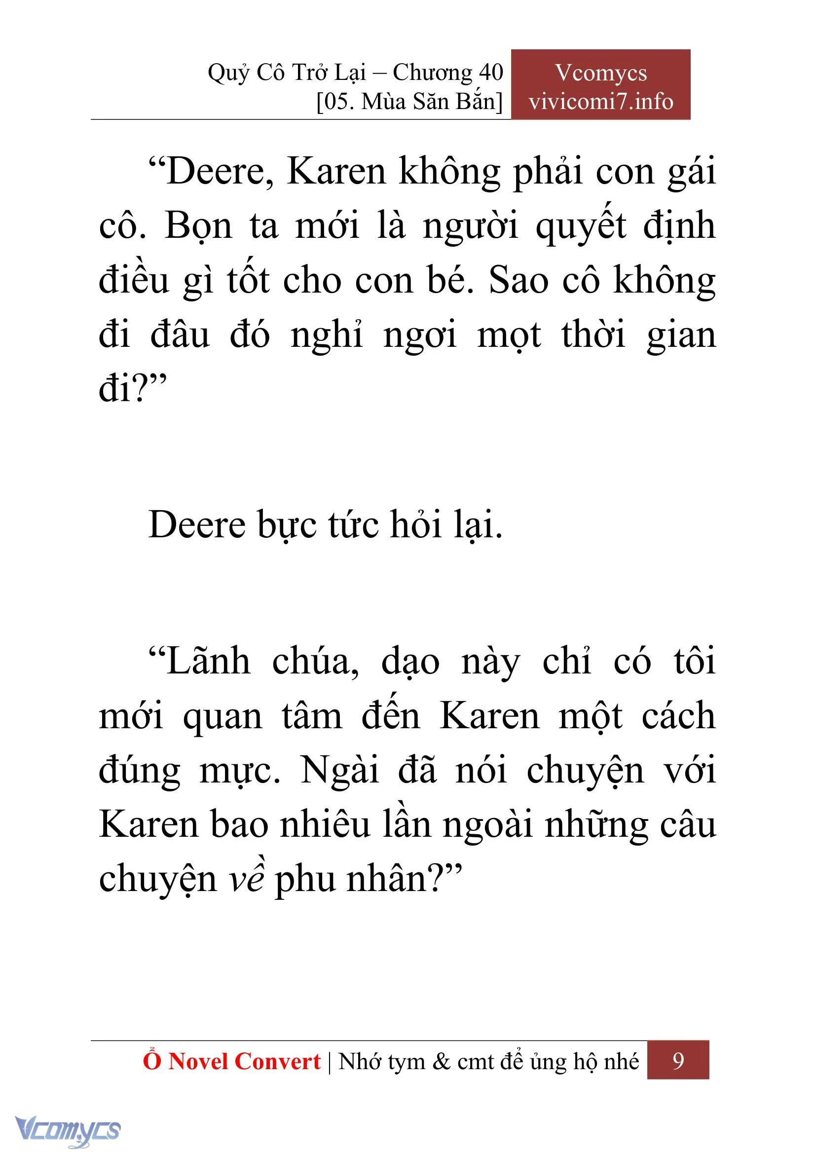 [Novel] Quý Cô Trở Lại Chapter  40 - 11