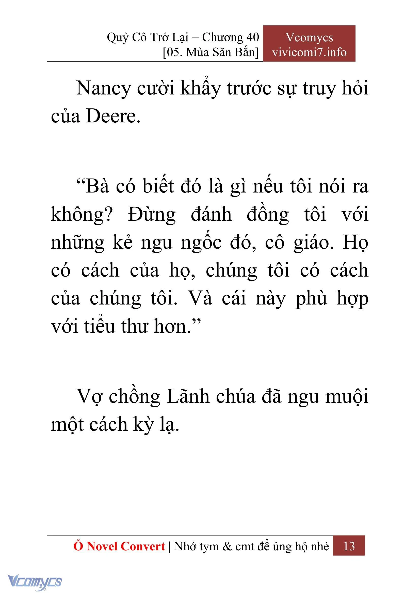 [Novel] Quý Cô Trở Lại Chapter  40 - 15