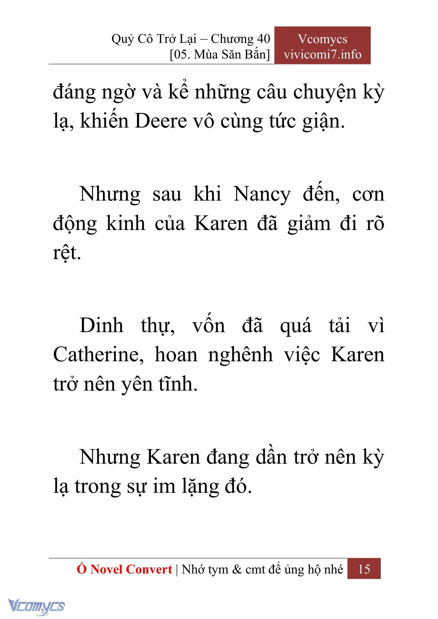 [Novel] Quý Cô Trở Lại Chapter  40 - 17